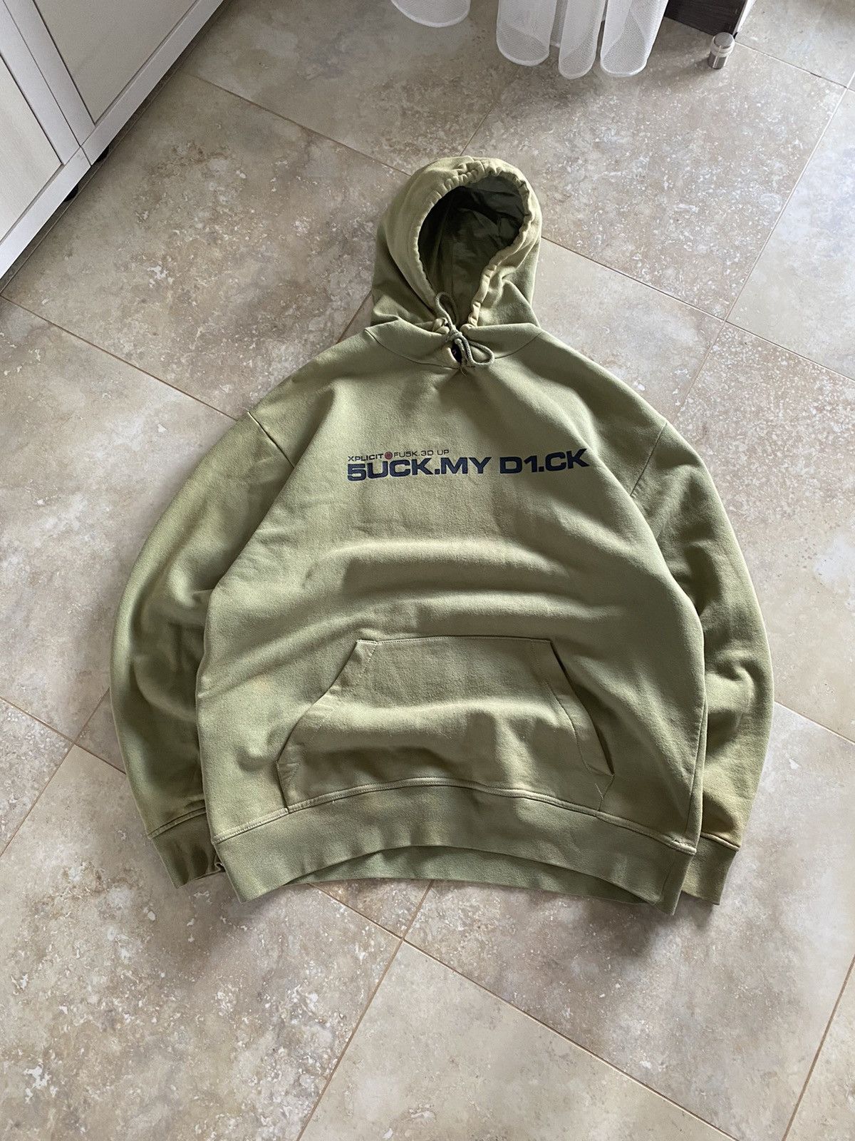 Japanese Brand Vintage 00s Fishbone Suck my 5uck.my D1.ck Hoodie Xplict18 Size US XL / EU 56 / 4 - 4 Thumbnail