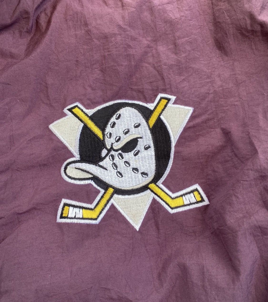 NHL Vintage Oversizes Starter Mighty Ducks Bomber Jacket Size US L / EU 52-54 / 3 - 9 Thumbnail