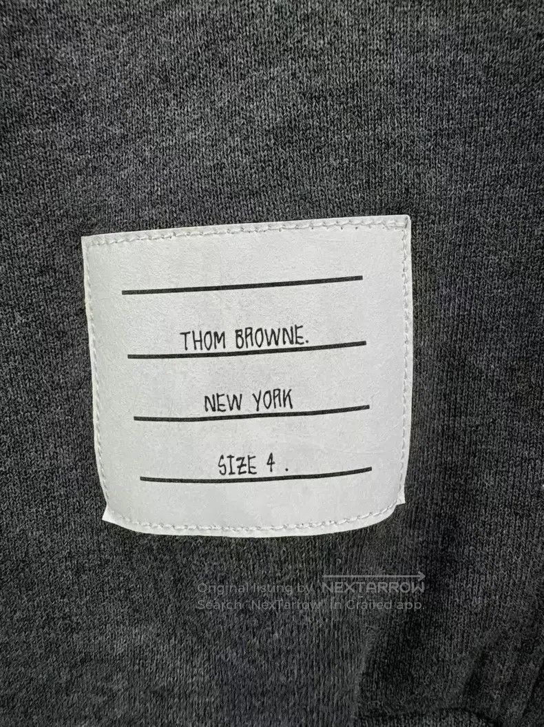 Thom Browne Thom Browne size 4 Four-stripe gray sweatpants Size US 31 - 3 Thumbnail