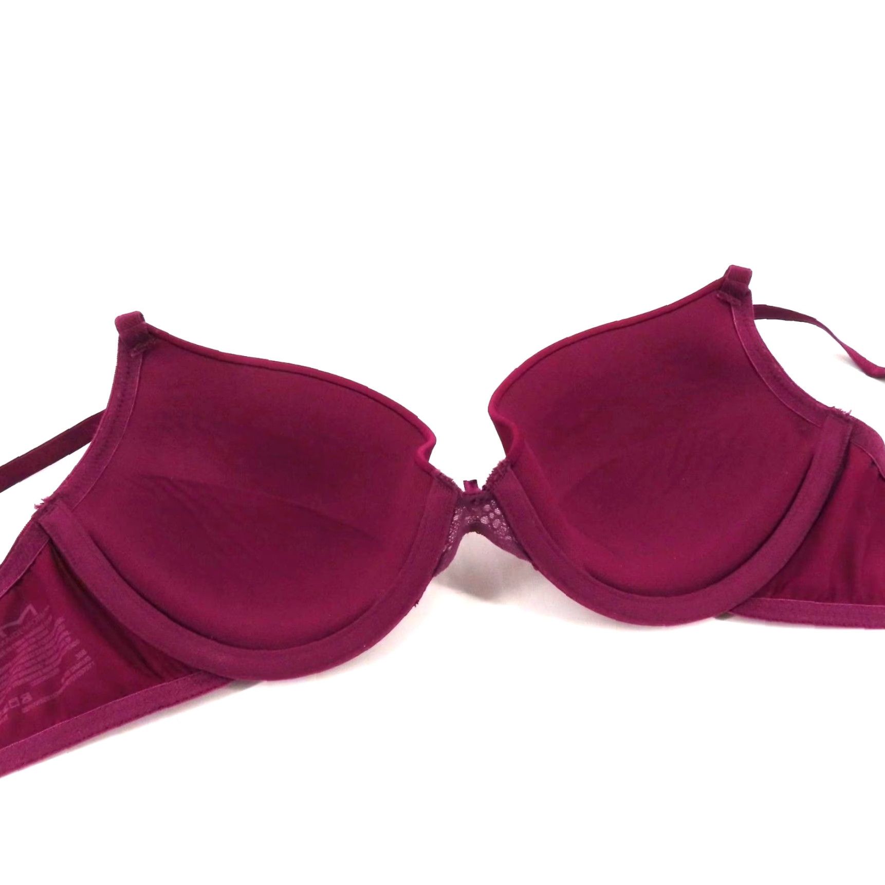 Vintage **Purple Maidenform 36B Flower Push Up Bra** User: **Underwire Padded 36B Purple Maidenform Flower Push Up Bra** Size ONE SIZE - 7 Thumbnail