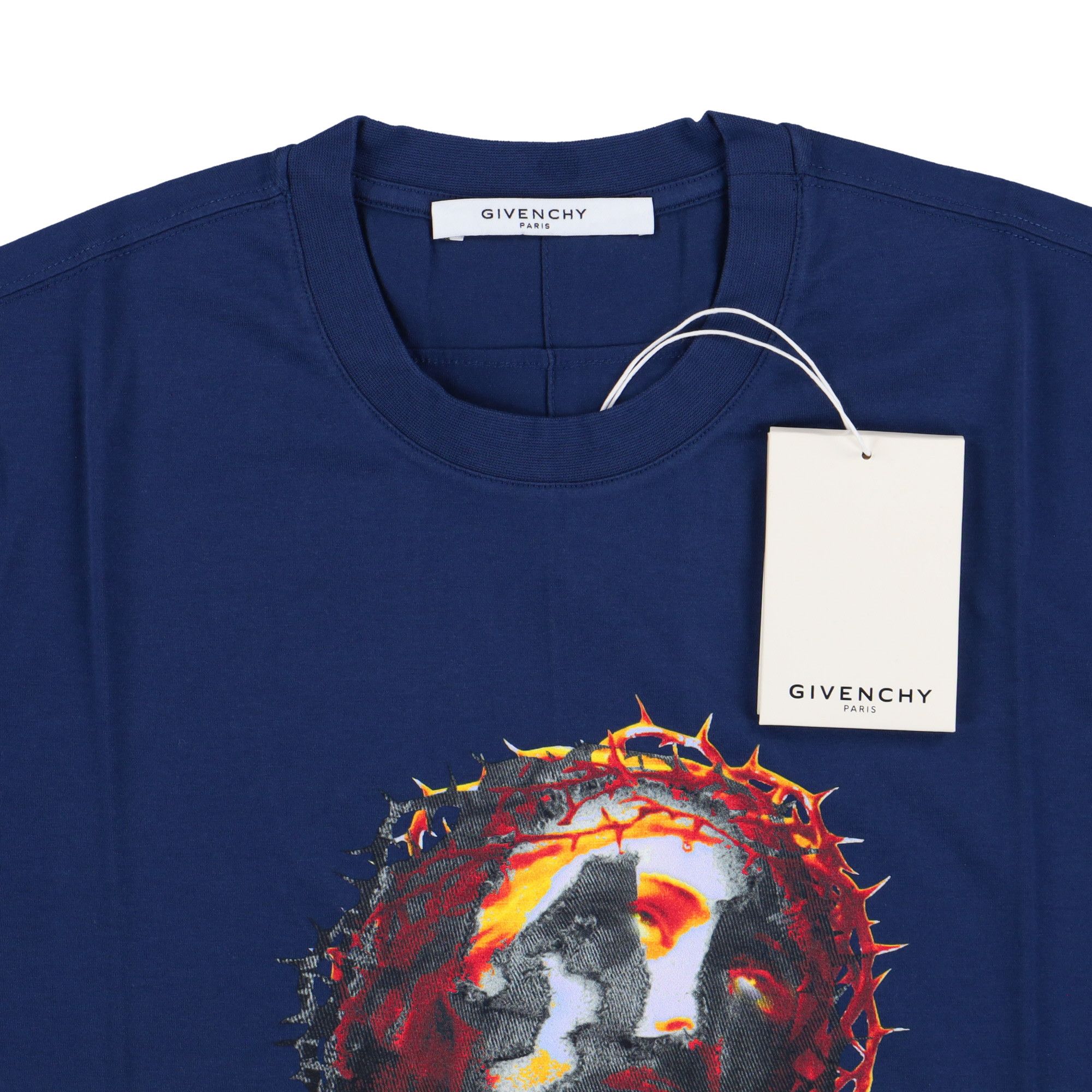 Givenchy Blue 19520 Jesus Print T-shirt Size US S / EU 44-46 / 1 - 6 Thumbnail