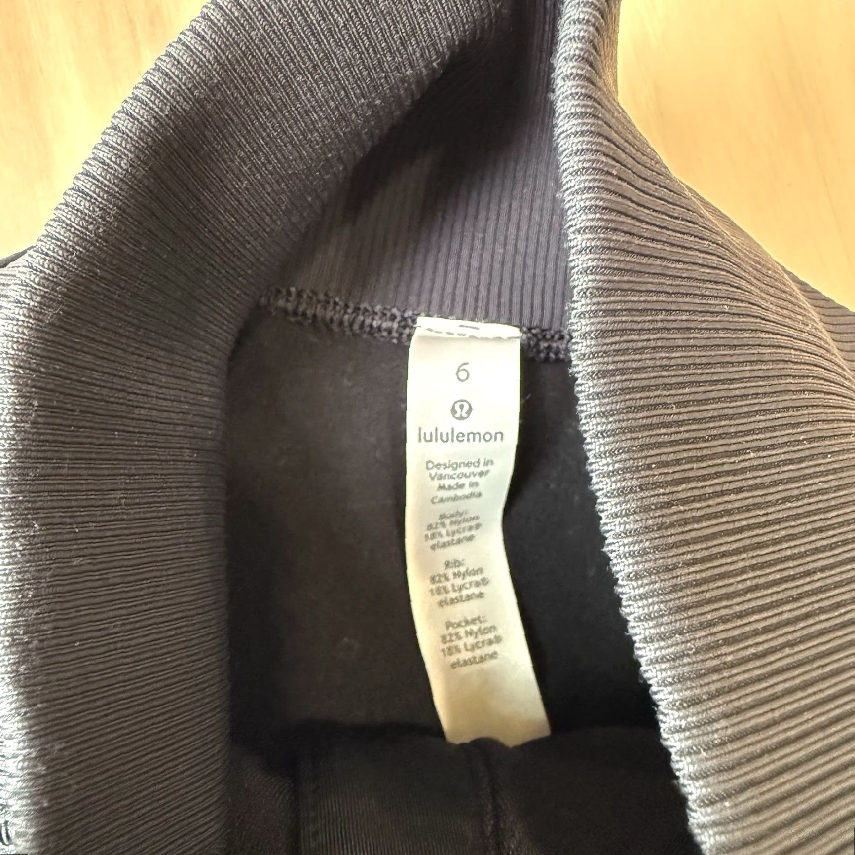 Lululemon Lululemon InStill Jacket Black 6 Women Full Zip Hooded All Seasons Outdoor Casual Shirt? Size M / US 6-8 / IT 42-44 - 7 Thumbnail