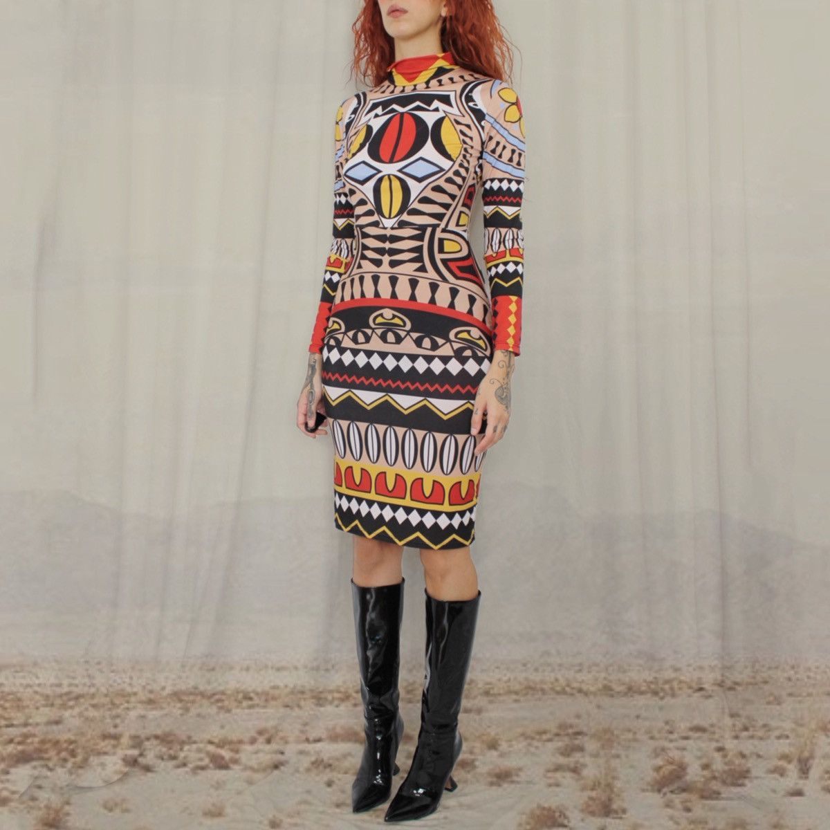 Other 🪇TRIBAL MIDI DRESS🪇 Size M / US 6-8 / IT 42-44 - 2 Thumbnail