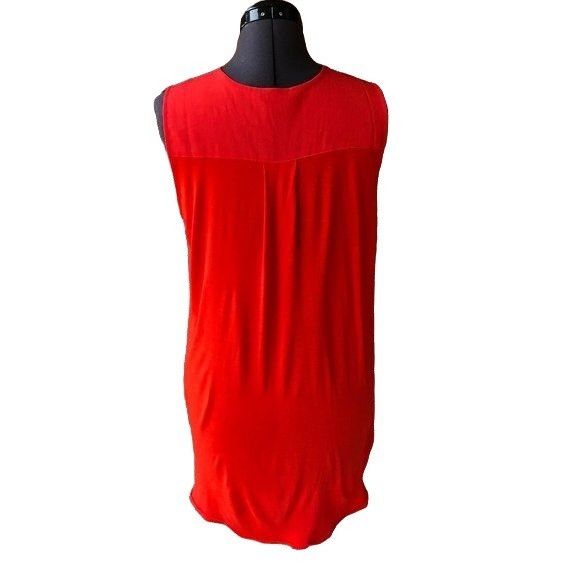 Banana Republic Banana Republic Women's Orange Sleeveless V-Neck Top M Size M / US 6-8 / IT 42-44 - 5 Thumbnail
