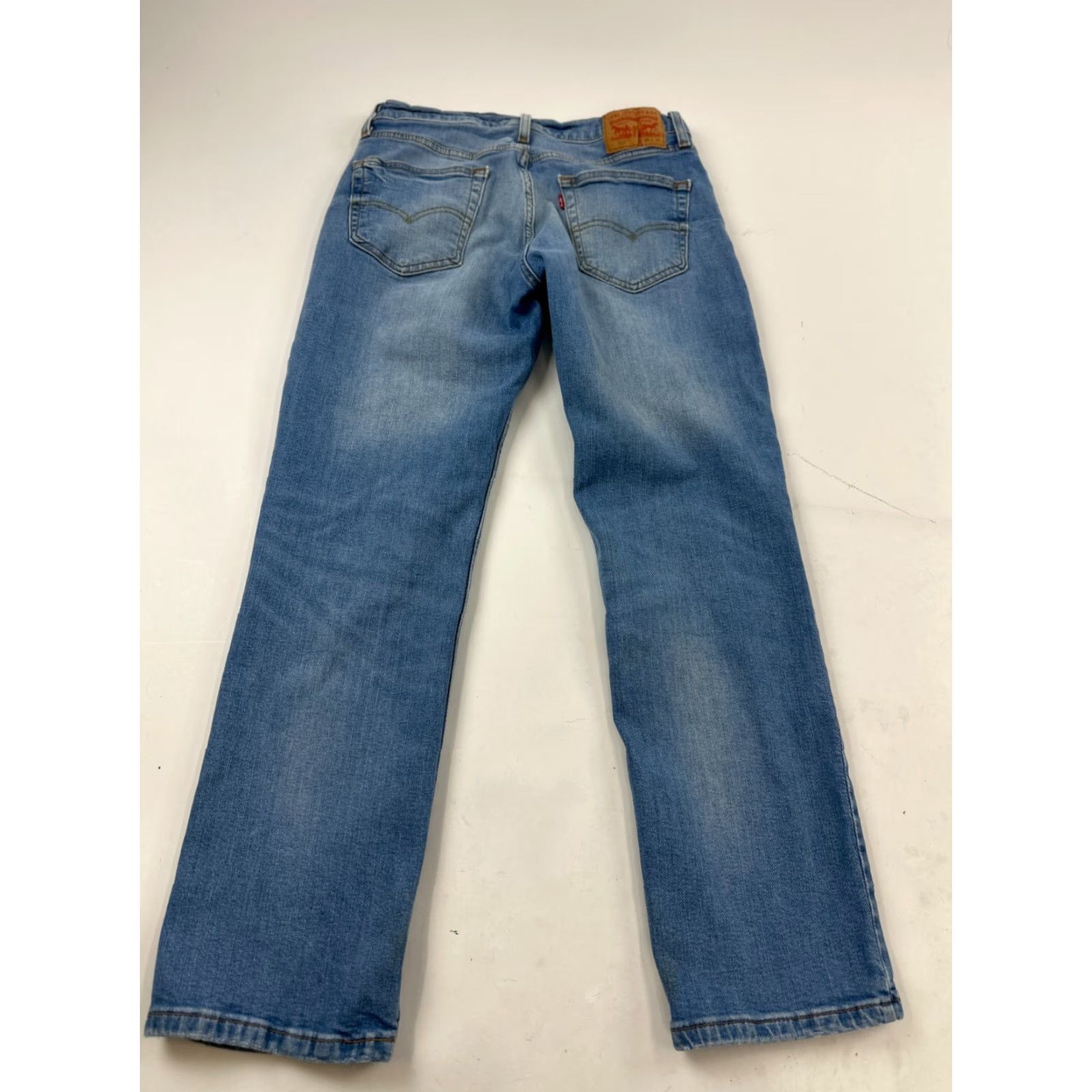 Levi's Levi’s 514 Jeans Mens 31x30 Blue Denim Faded Stitch Straight Leg Red Tab Shirt? Size US 31 - 2 Thumbnail