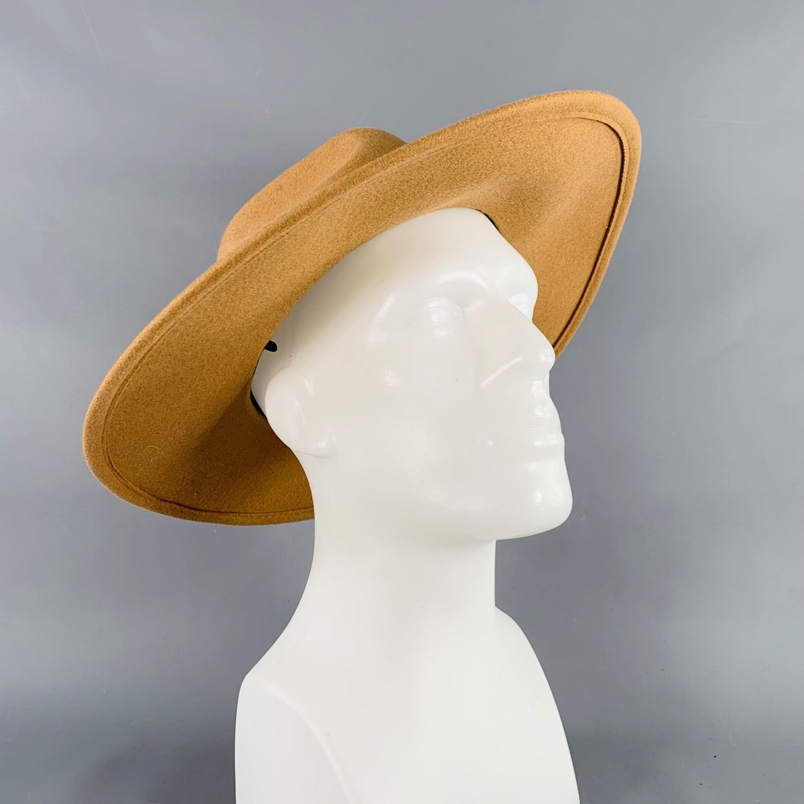 Vintage VINTAGE Camel Wool Blend Felt Western Hat Size ONE SIZE - 1 Thumbnail