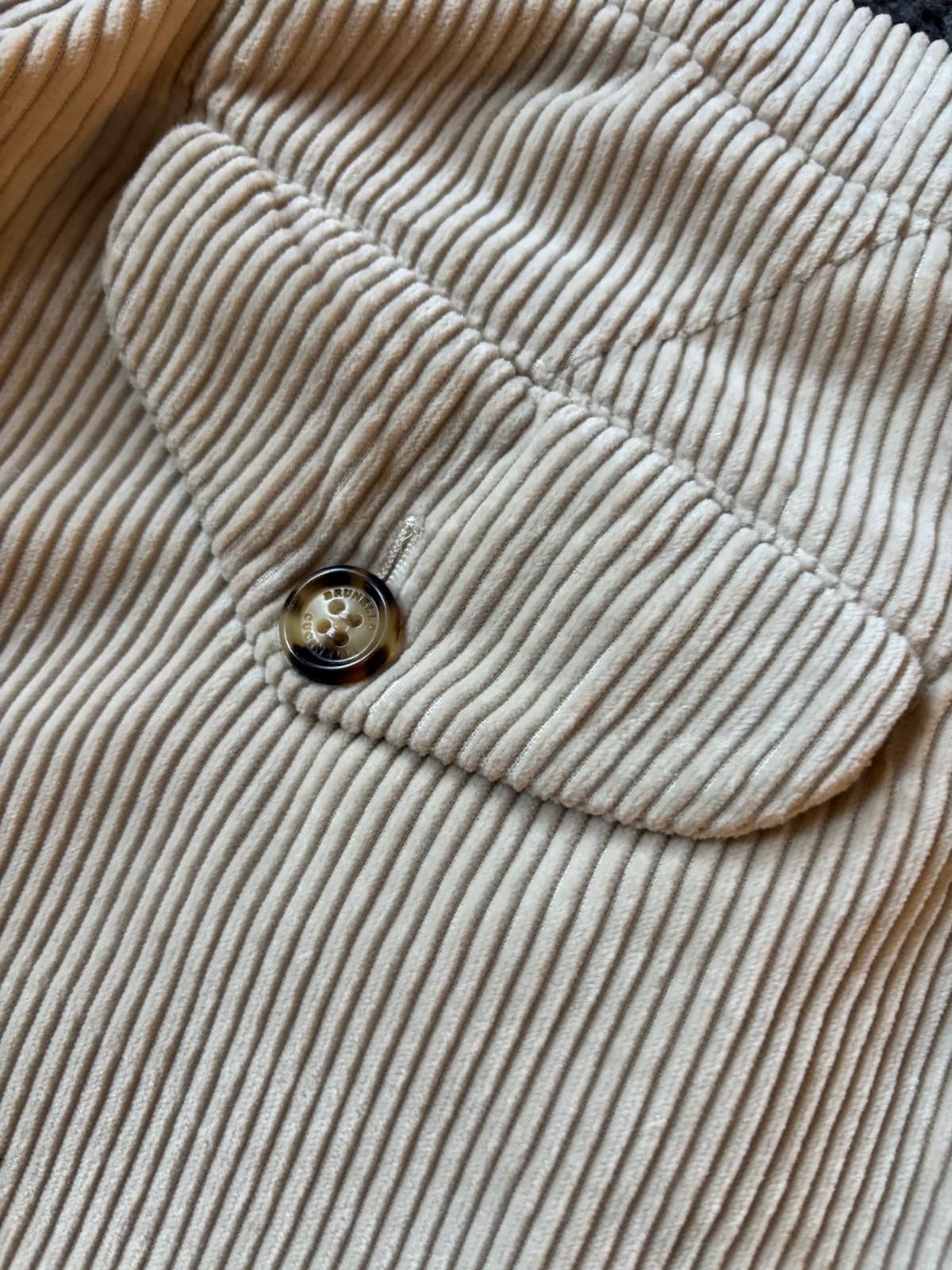 Brunello Cucinelli Brunello Cucinelli Ivory Corduroy Cargo Pants Leisure Fit Size US 34 / EU 50 - 9 Thumbnail