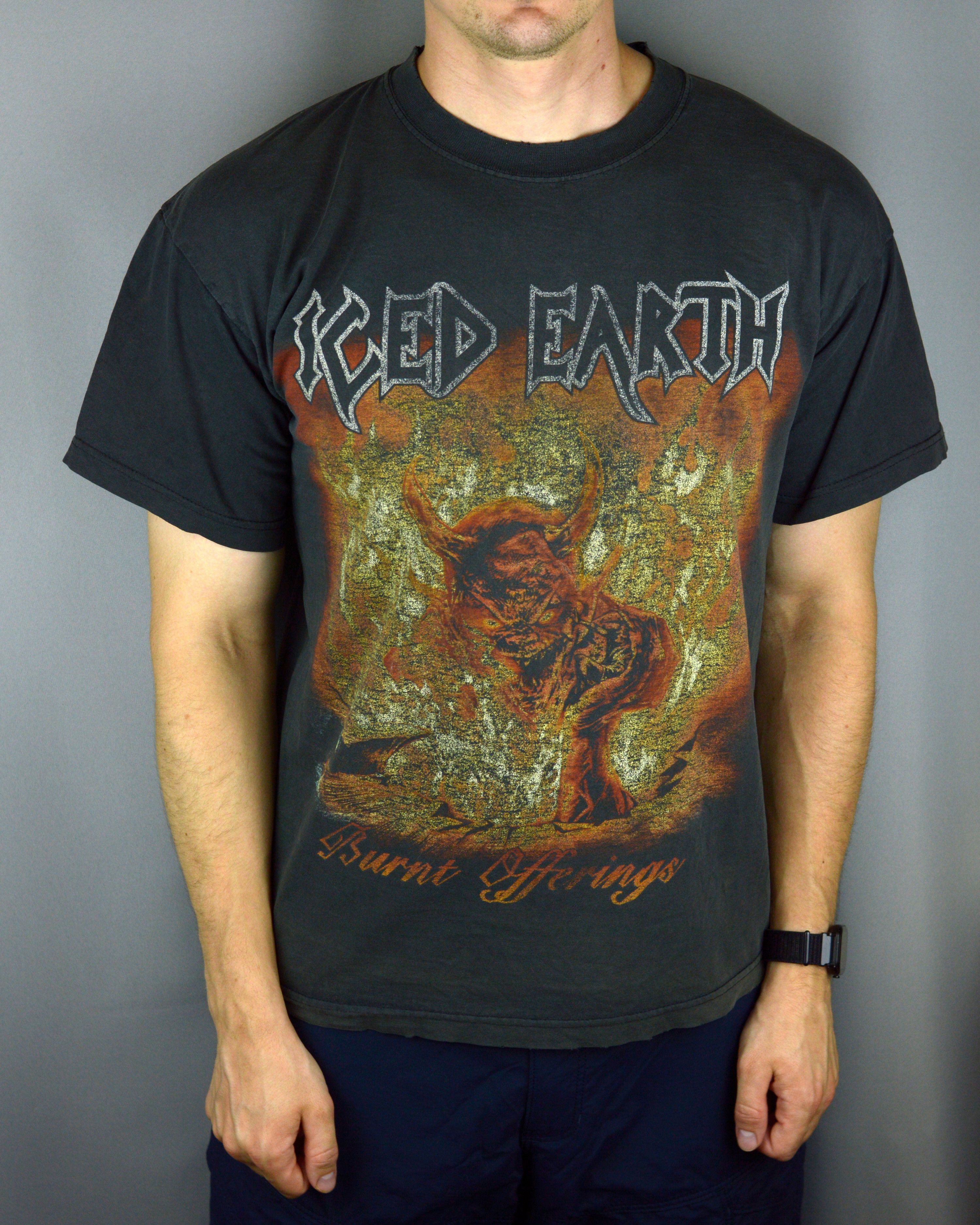 Band Tees × Vintage Vintage Iced Earth Burnt Offerings t shirt Size US L / EU 52-54 / 3 - 1 Thumbnail