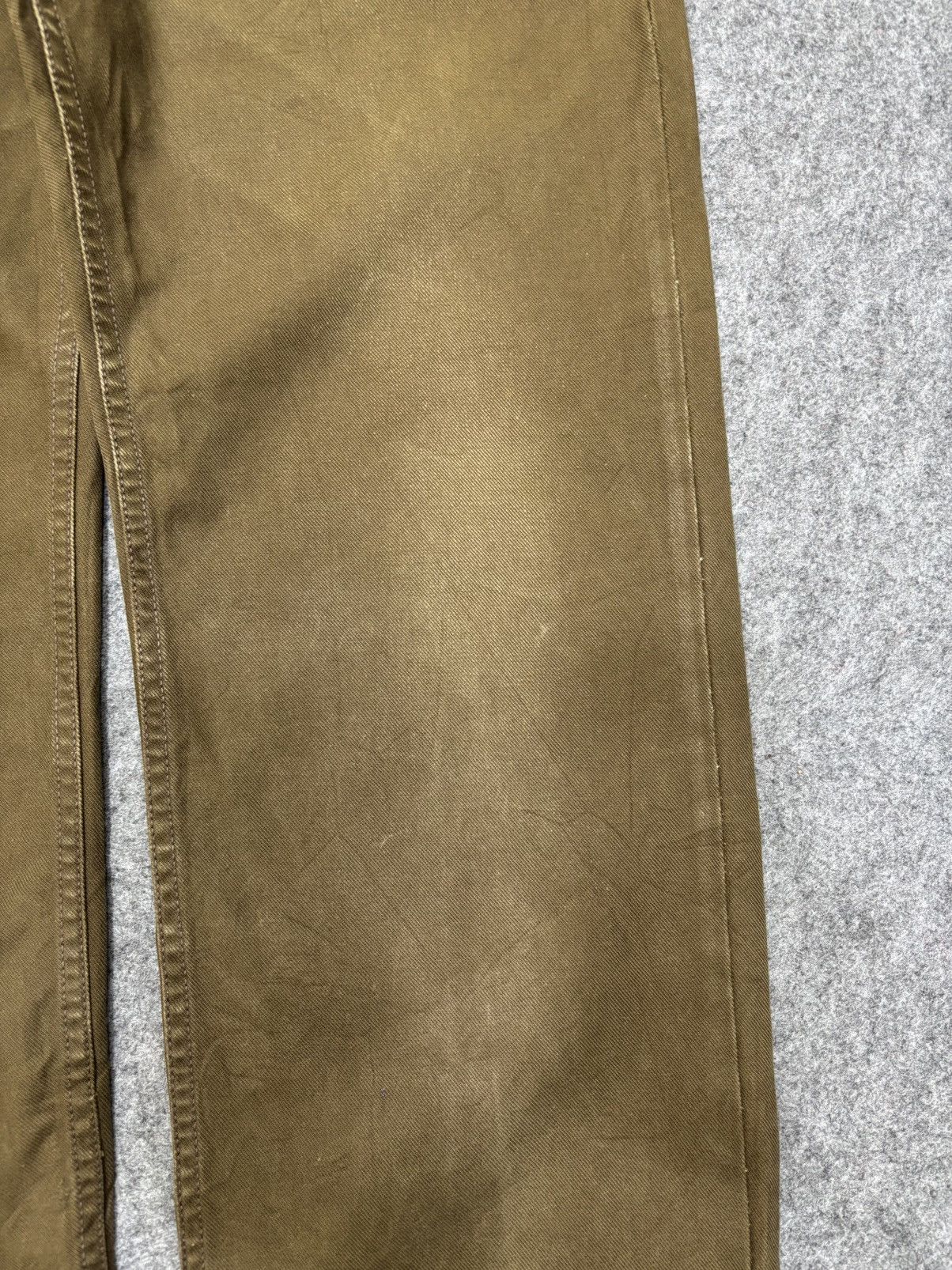 Japanese Brand 💥Japan Minimalist💥Scanner Fundamental Cinch Back Denim F664 Size US 34 / EU 50 - 11 Thumbnail