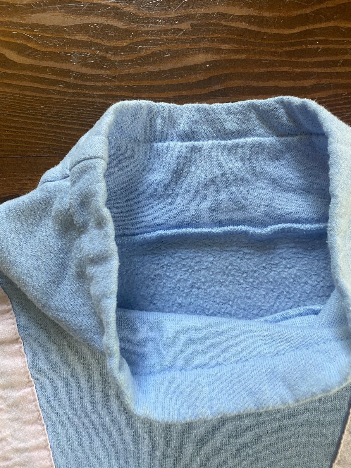 Vintage Vintage 80’s Mock Neck Baby Blue Pink Ski Sweatshirt Size US XS / EU 42 / 0 - 5 Thumbnail