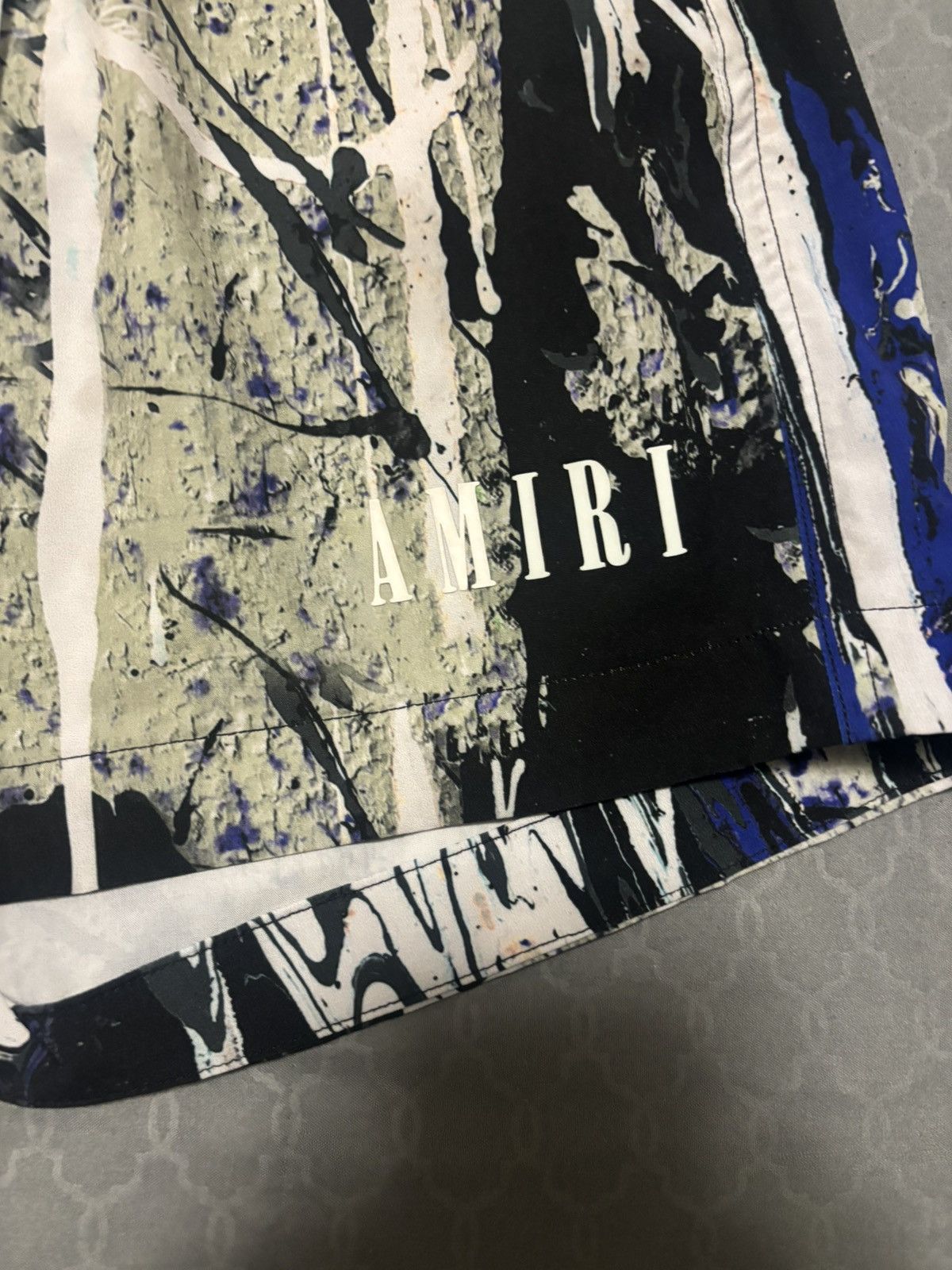 Amiri Amiri paint drip swim trunks Size US 32 / EU 48 - 6 Thumbnail