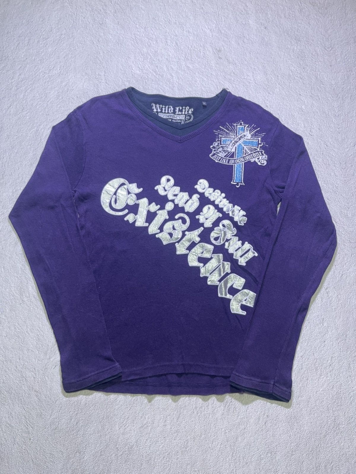 Japanese Brand Y2K WILD LIFE long sleeve tshirt Size US M / EU 48-50 / 2 - 1 Thumbnail