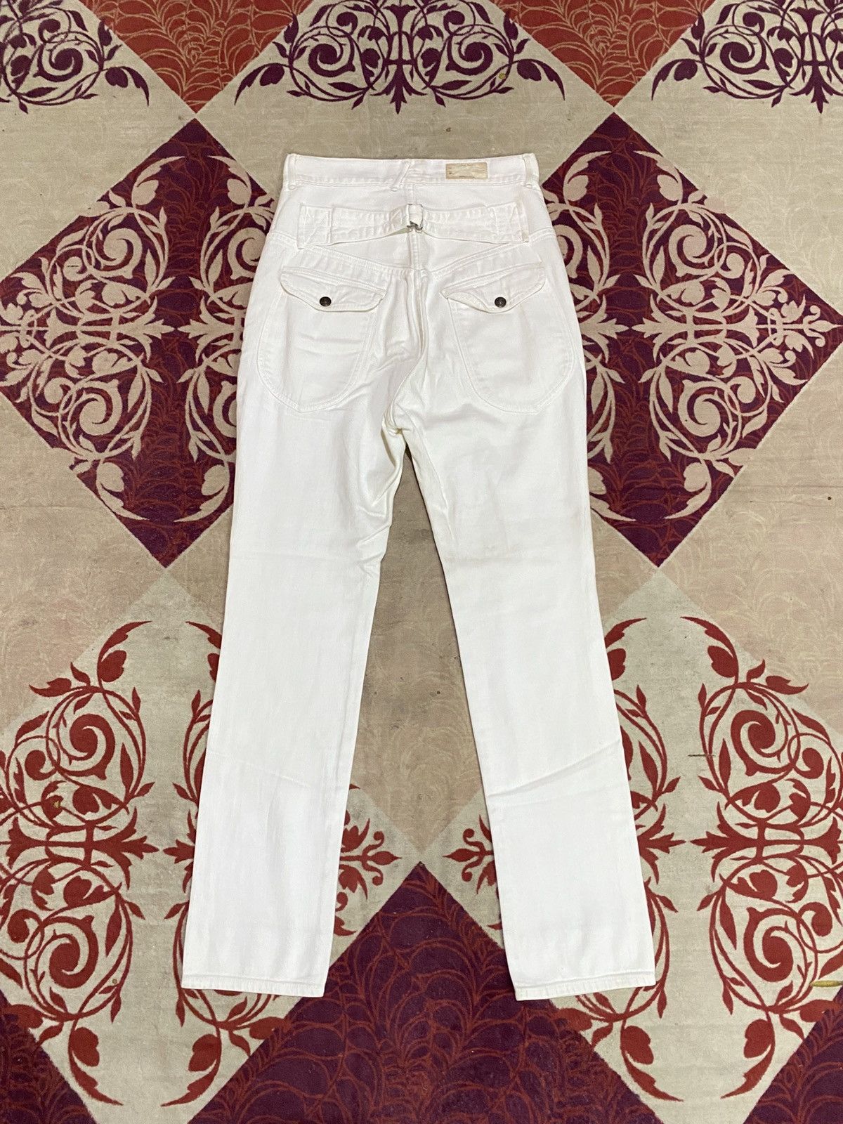 Kapital Kapital Japan Walt Pants White Denim Size US 26 / EU 42 - 10 Thumbnail