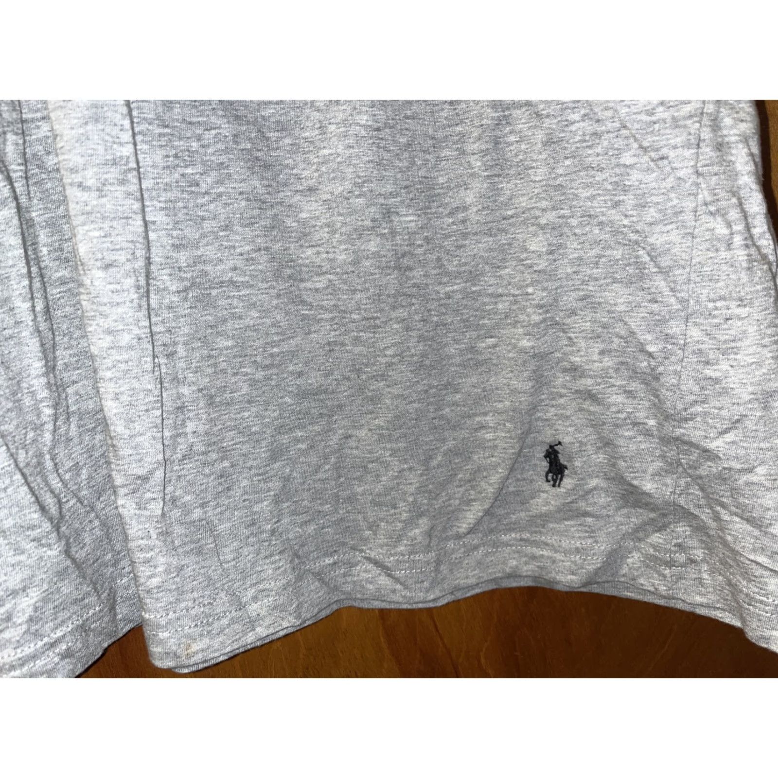 Polo Ralph Lauren Polo Ralph Lauren Men's Slim Fit Stretch Cotton Crew Neck T-Shirt XL Gray Classic Designer Size US XL / EU 56 / 4 - 3 Thumbnail