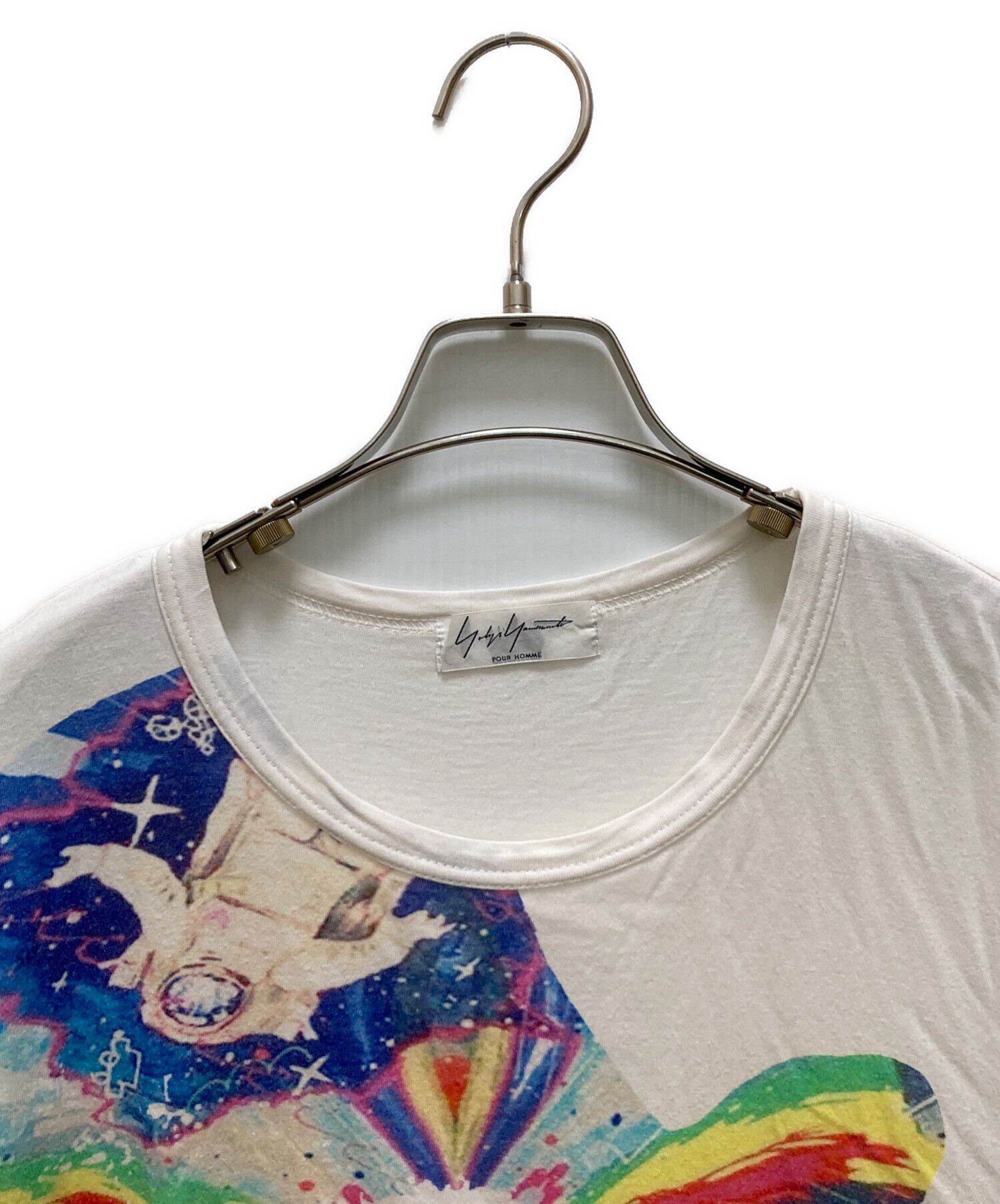 Yohji Yamamoto Yohji Yamamoto Pour Homme Face Design Short Sleeve T-Shirt 3 Size US L / EU 52-54 / 3 - 8 Thumbnail