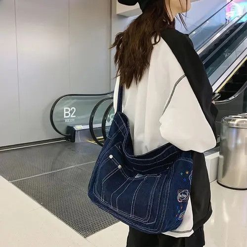 Japanese Brand Denim Ladies Bag Size ONE SIZE - 4 Thumbnail