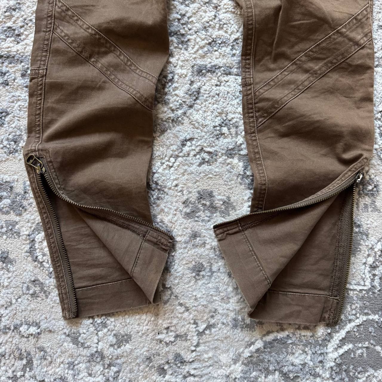 Ralph Lauren Ralph Lauren Brown Utility Cargo Zipped Archive Pants Size 28" / US 6 / IT 42 - 3 Thumbnail