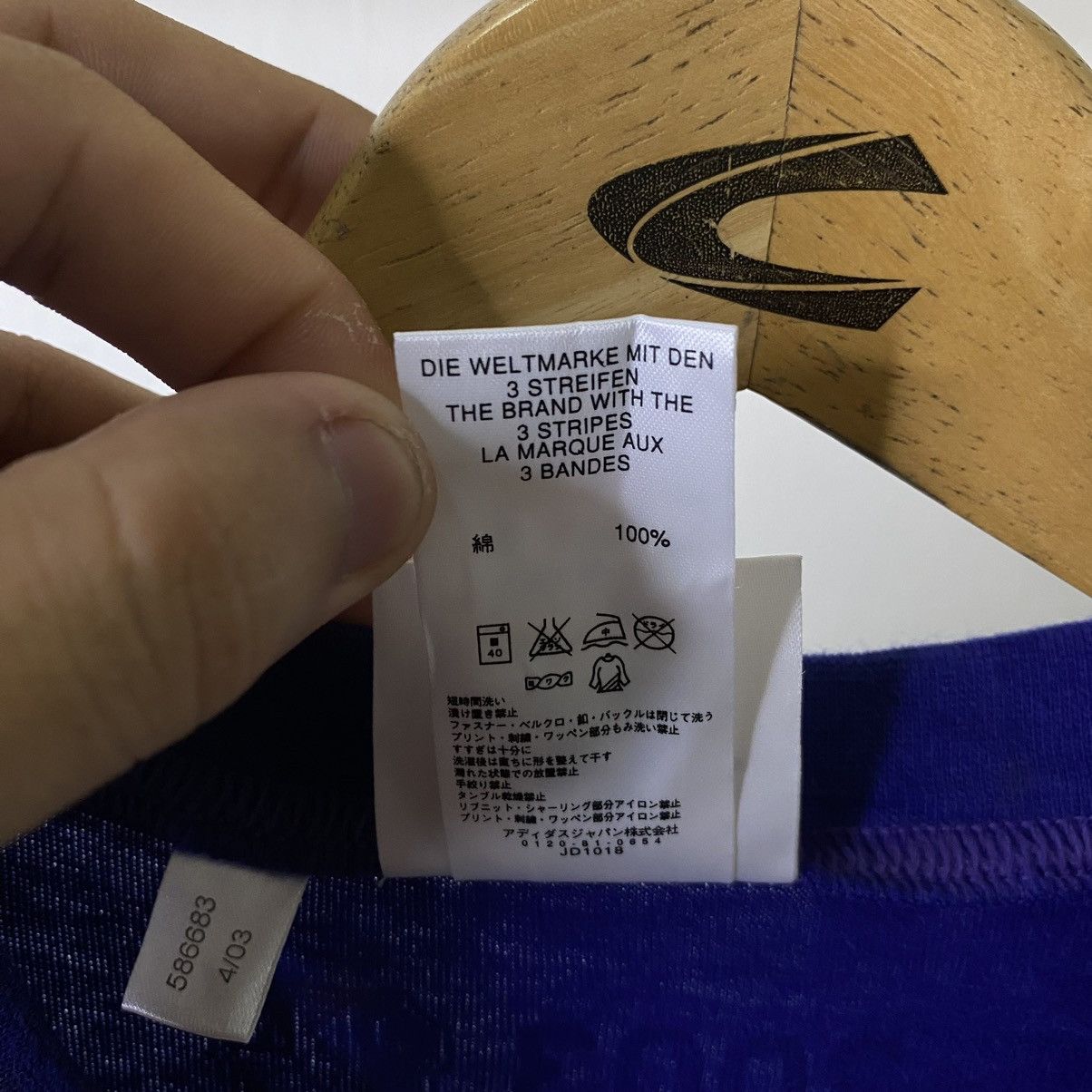 Adidas Vintage 2003 Adidas Japan 'Four Golden Men' Tee Size US L / EU 52-54 / 3 - 6 Thumbnail
