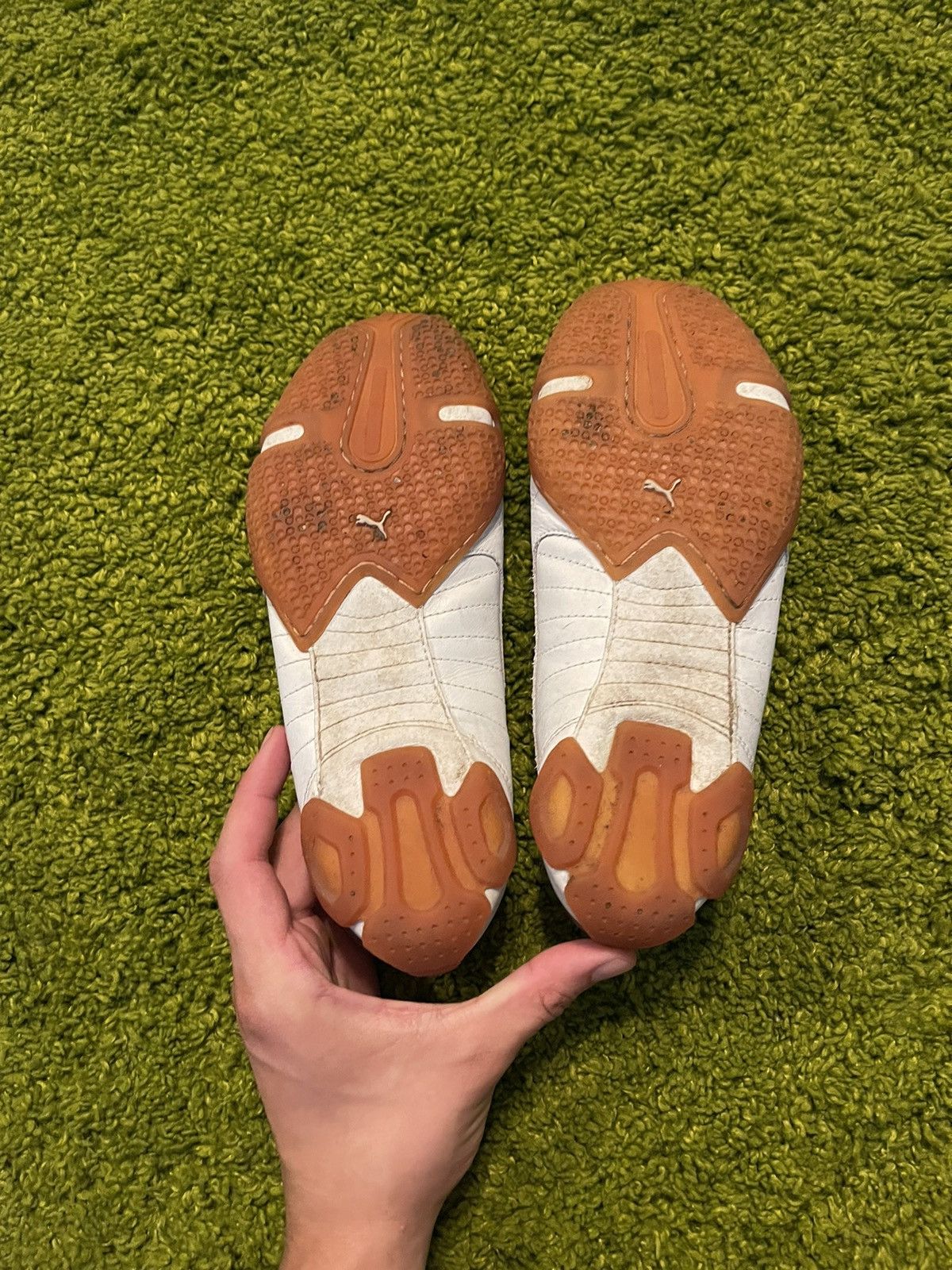 Designer × Puma × Vintage Puma 2000s vintage real leather sneakers Y2K Size US 9 / IT 39 - 8 Thumbnail