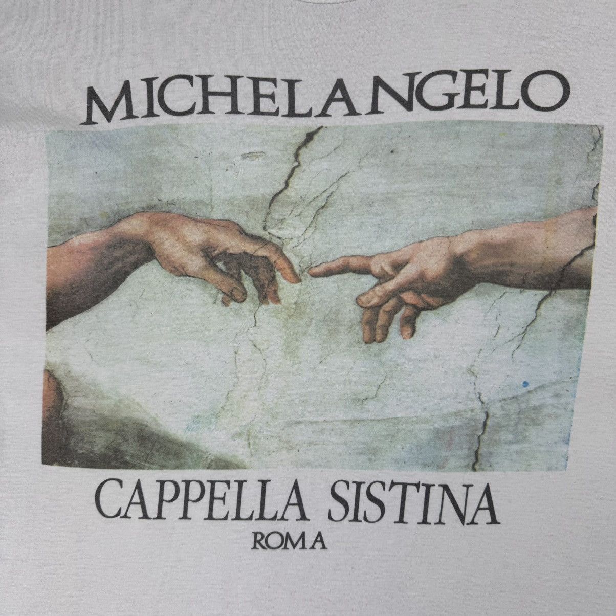 Vintage Vintage Art Michelangelo Cappelia Sistina Roma T-shirt Size US M / EU 48-50 / 2 - 6 Thumbnail
