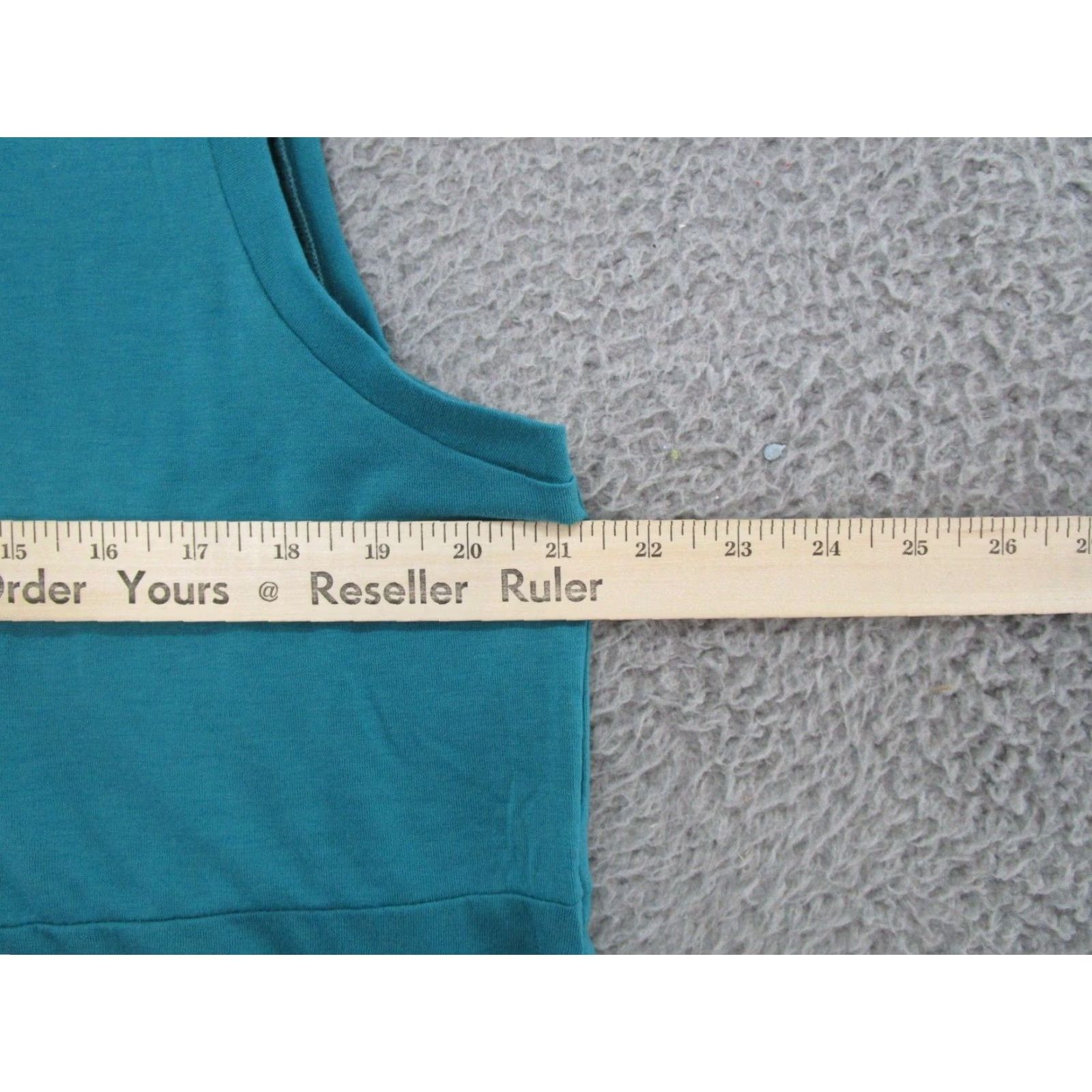 Vintage LuLaRoe Hoodie Women's Sleeveless Blue Drawstring XL Stretch Athletic Workout Shirt Size XL / US 12-14 / IT 48-50 - 7 Thumbnail