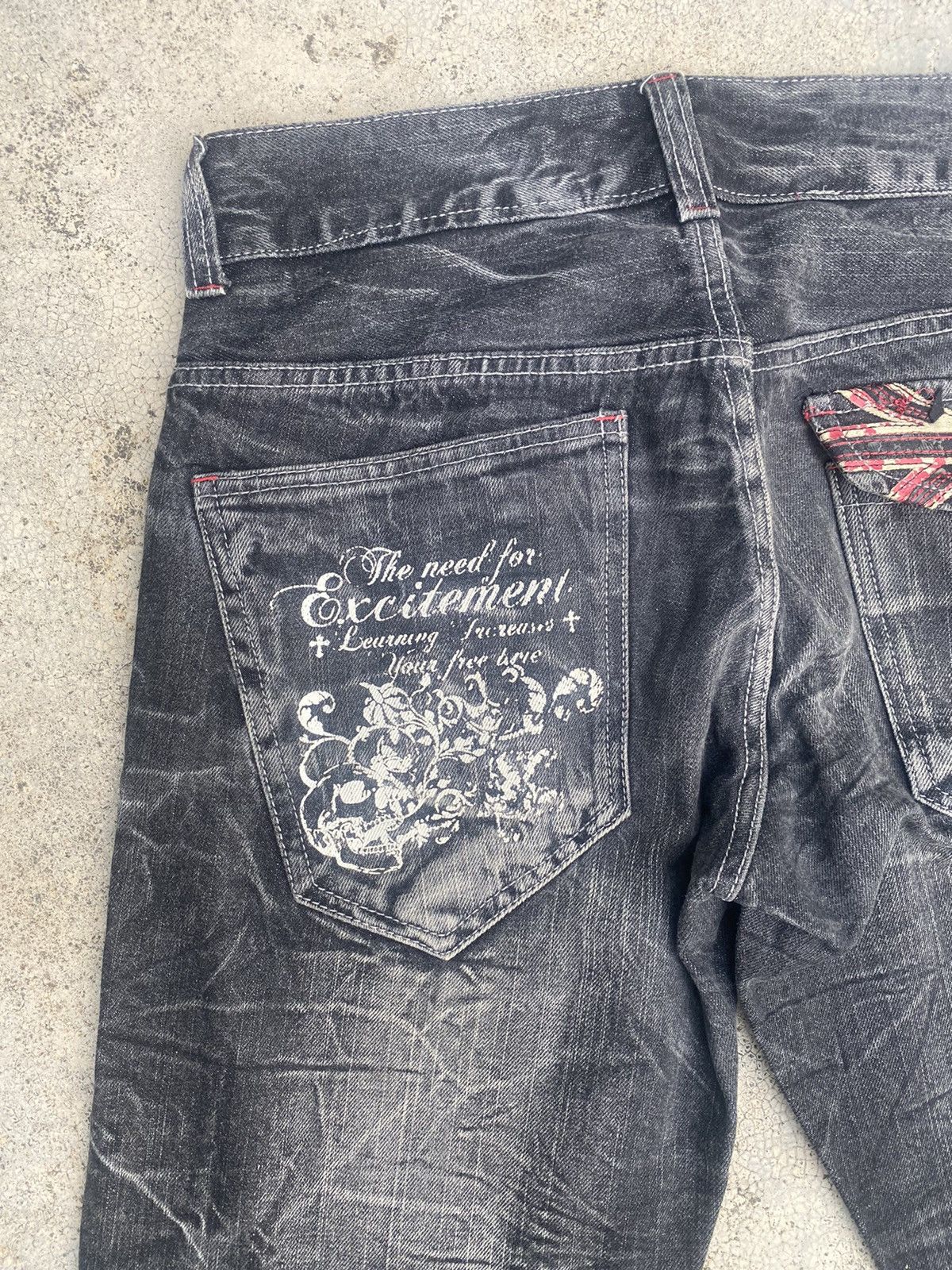 Japanese Brand Japanese Brand Root Three Clawmark British Flag Denim Size US 29 - 15 Thumbnail