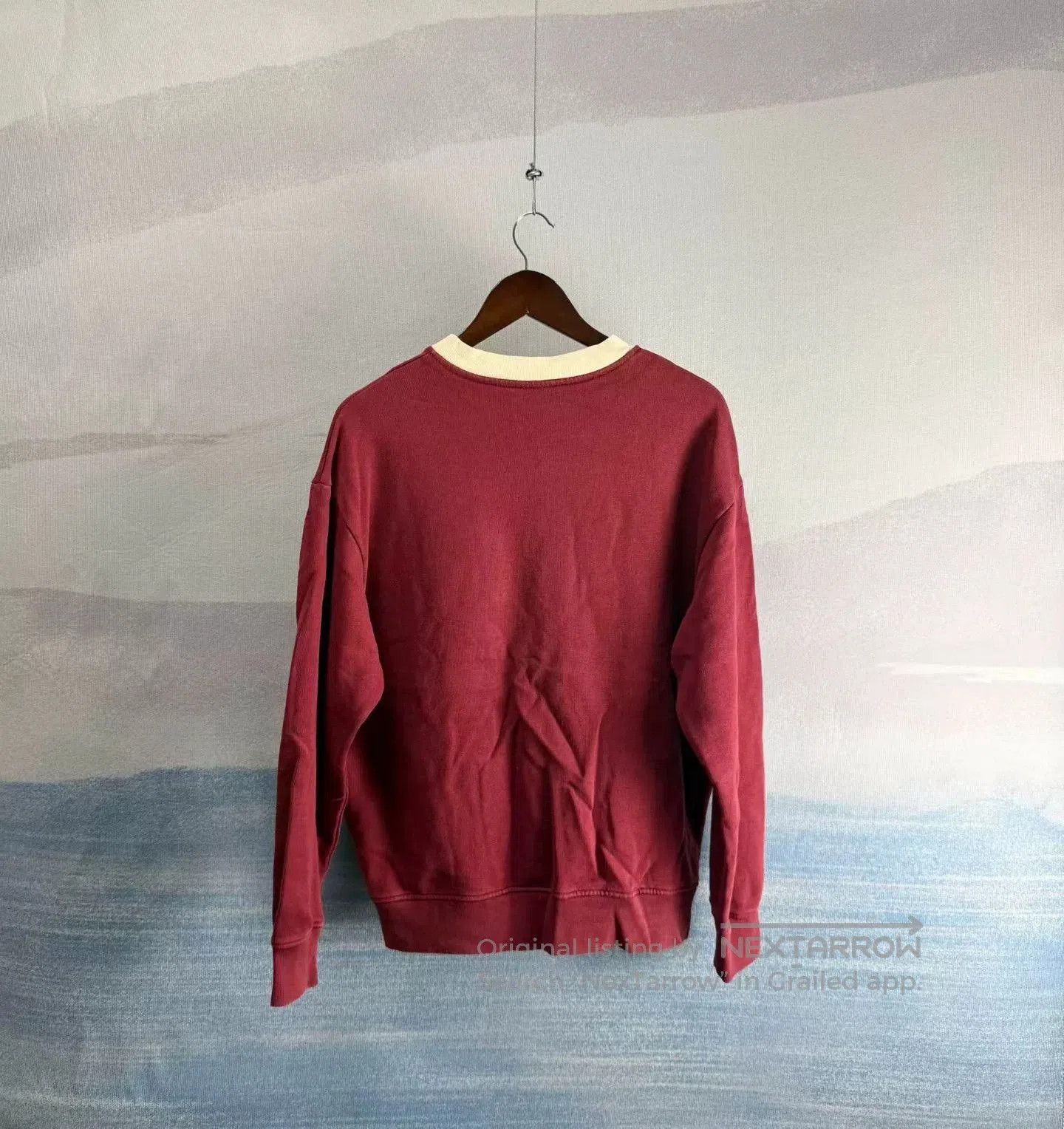 Miu Miu Miu Miu Red Letter Embroidery Sweatshirt SS23. Size S / US 4 / IT 40 - 3 Thumbnail
