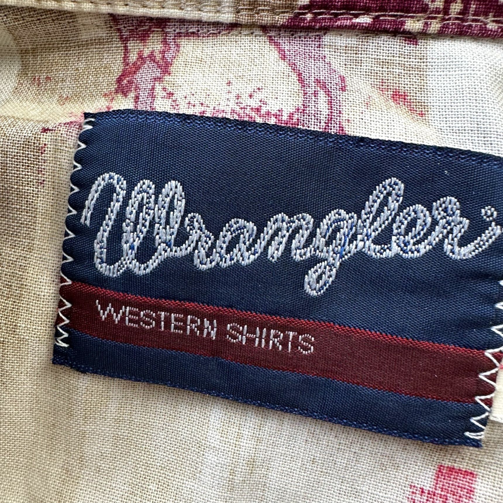 Wrangler Wrangler Shirt Mens XL Beige Tan All over Print Pearl Snap Western Button-Up Casual Mens Size US XL / EU 56 / 4 - 6 Thumbnail