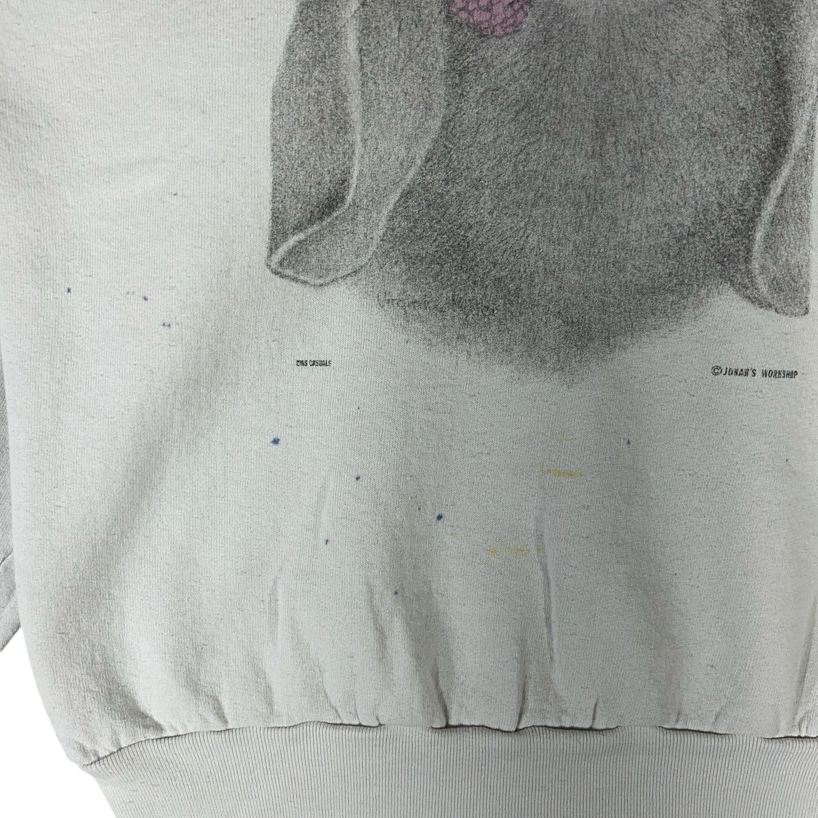 Fruit Of The Loom Vintage Lop Ear Rabbit Nature Crewneck 90s Size US L / EU 52-54 / 3 - 10 Thumbnail