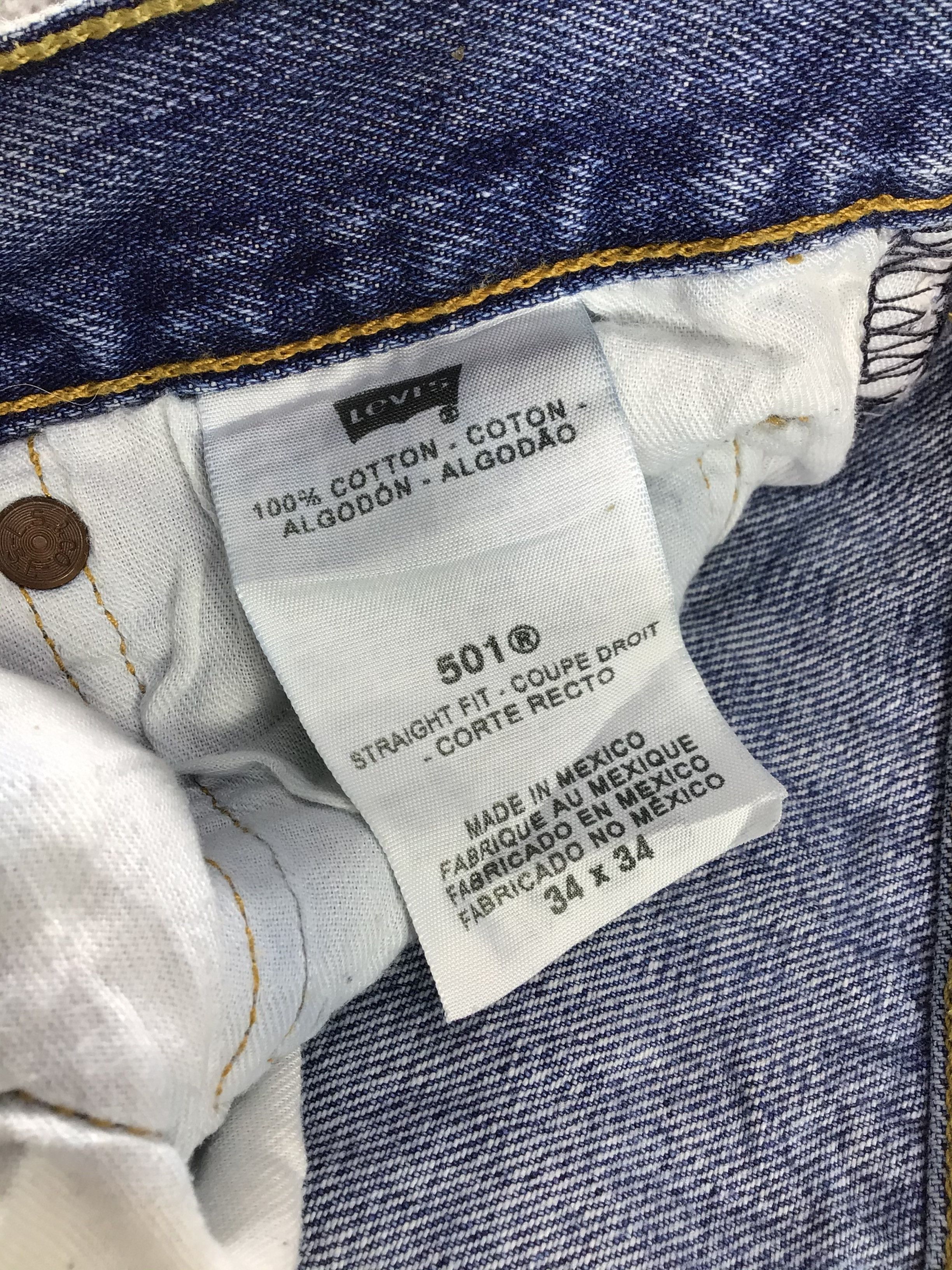 Levi's Vintage Levis 501 Jeans-J442 Size US 34 / EU 50 - 12 Thumbnail