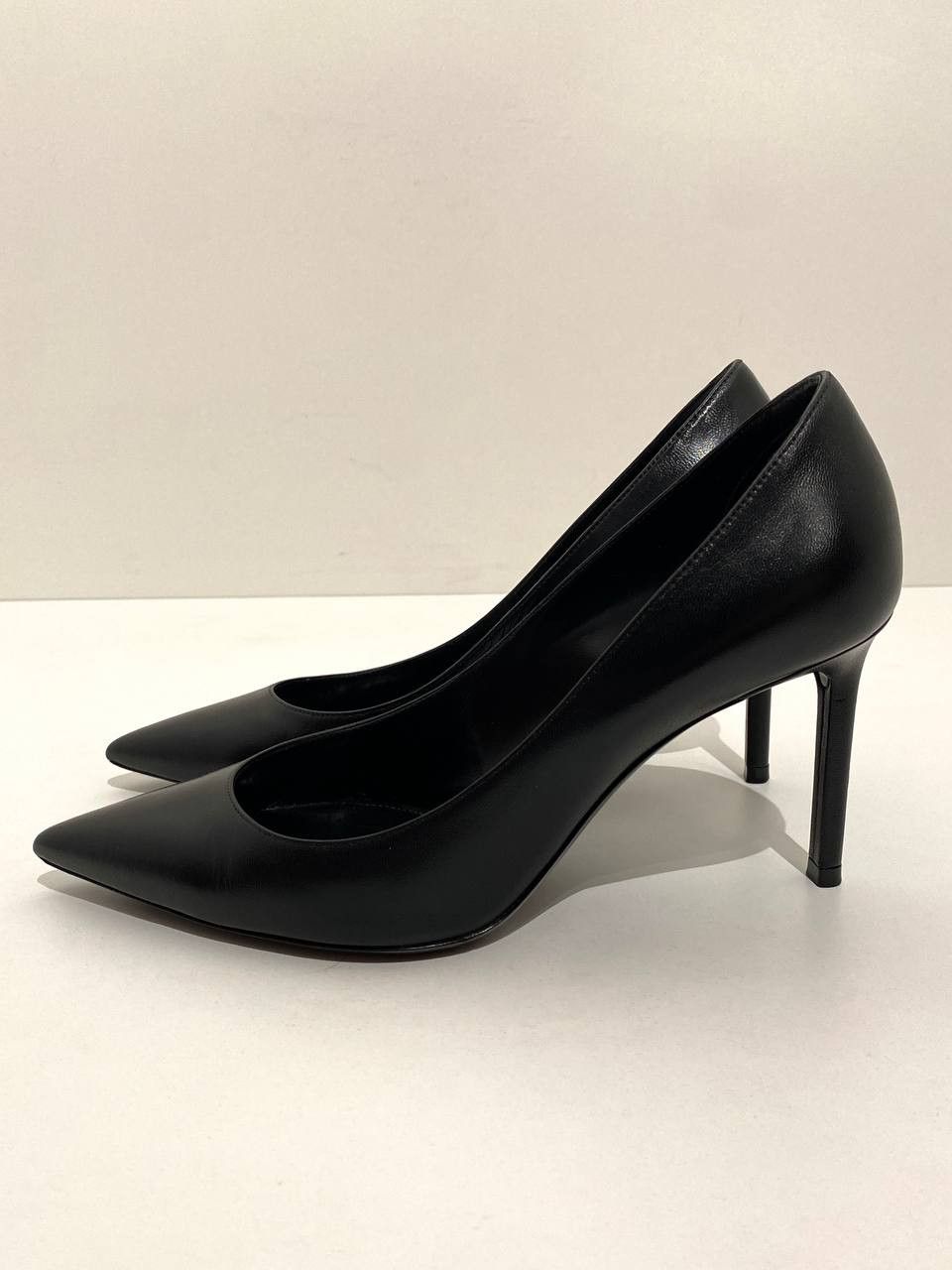Saint Laurent Paris Saint Laurent Paris Anja Opium Leather Pointed Pumps Heels Size US 6.5 / IT 36.5 - 7 Thumbnail