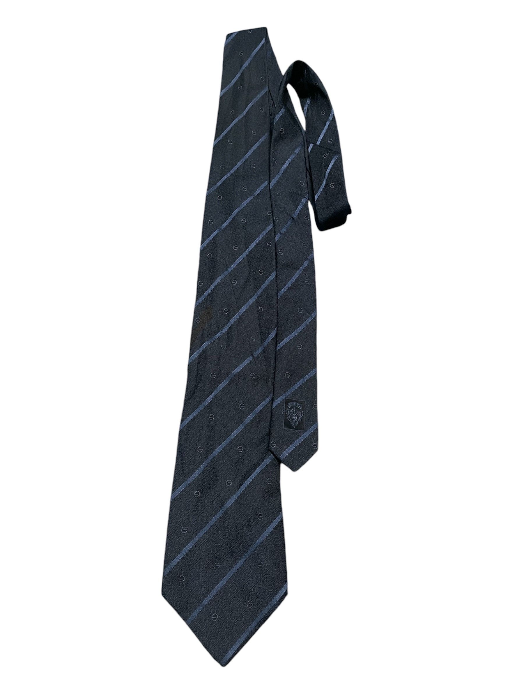 Designer × Gucci Gucci G Logo Silk Tie Size ONE SIZE - 1 Thumbnail