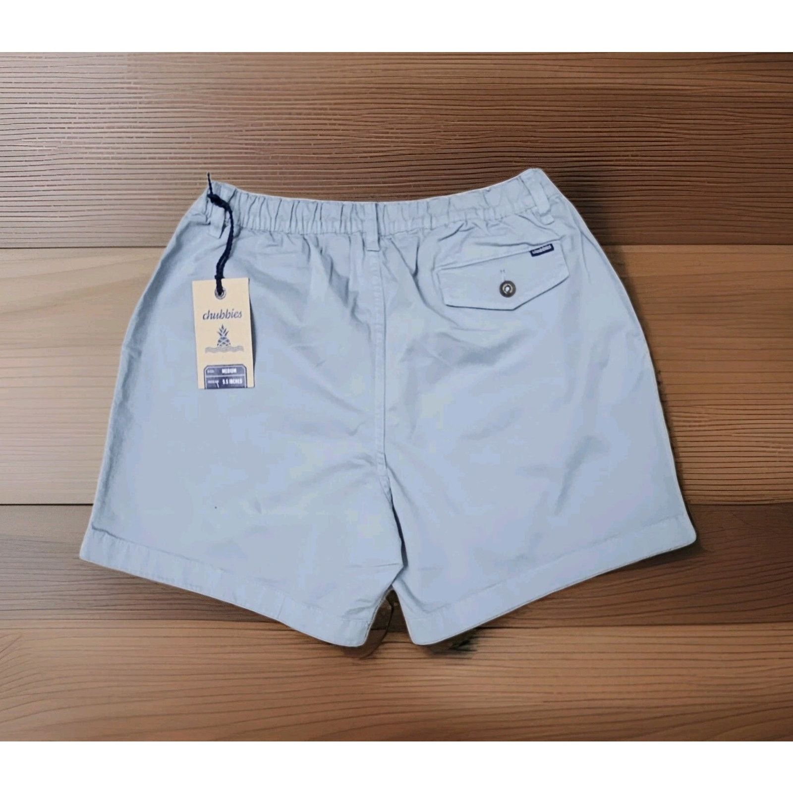 Chubbies Chubbies The Weekend Has Arrived Twill 5.5" Misty Breeze M Size US 27 - 2 Thumbnail