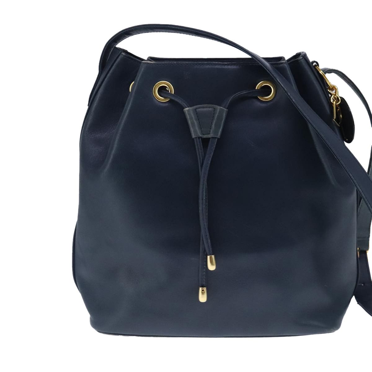 Dior Navy Leather Shoulder Bag (Pre-Owned) Size ONE SIZE - 1 Thumbnail