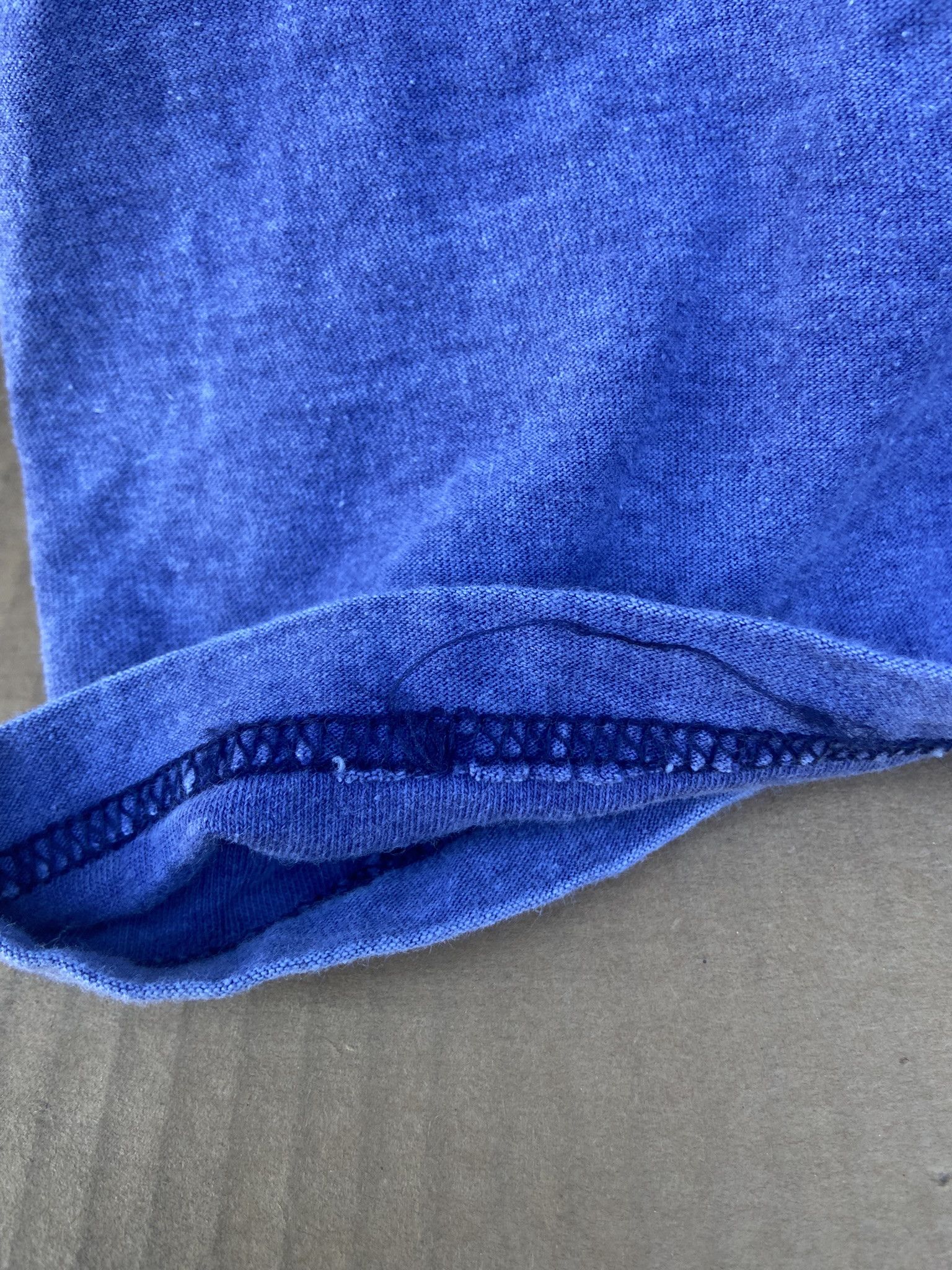 Harley Davidson Harley Davidson Blue Stonewashed Vintage Pocket Tee Large L Size US L / EU 52-54 / 3 - 7 Thumbnail
