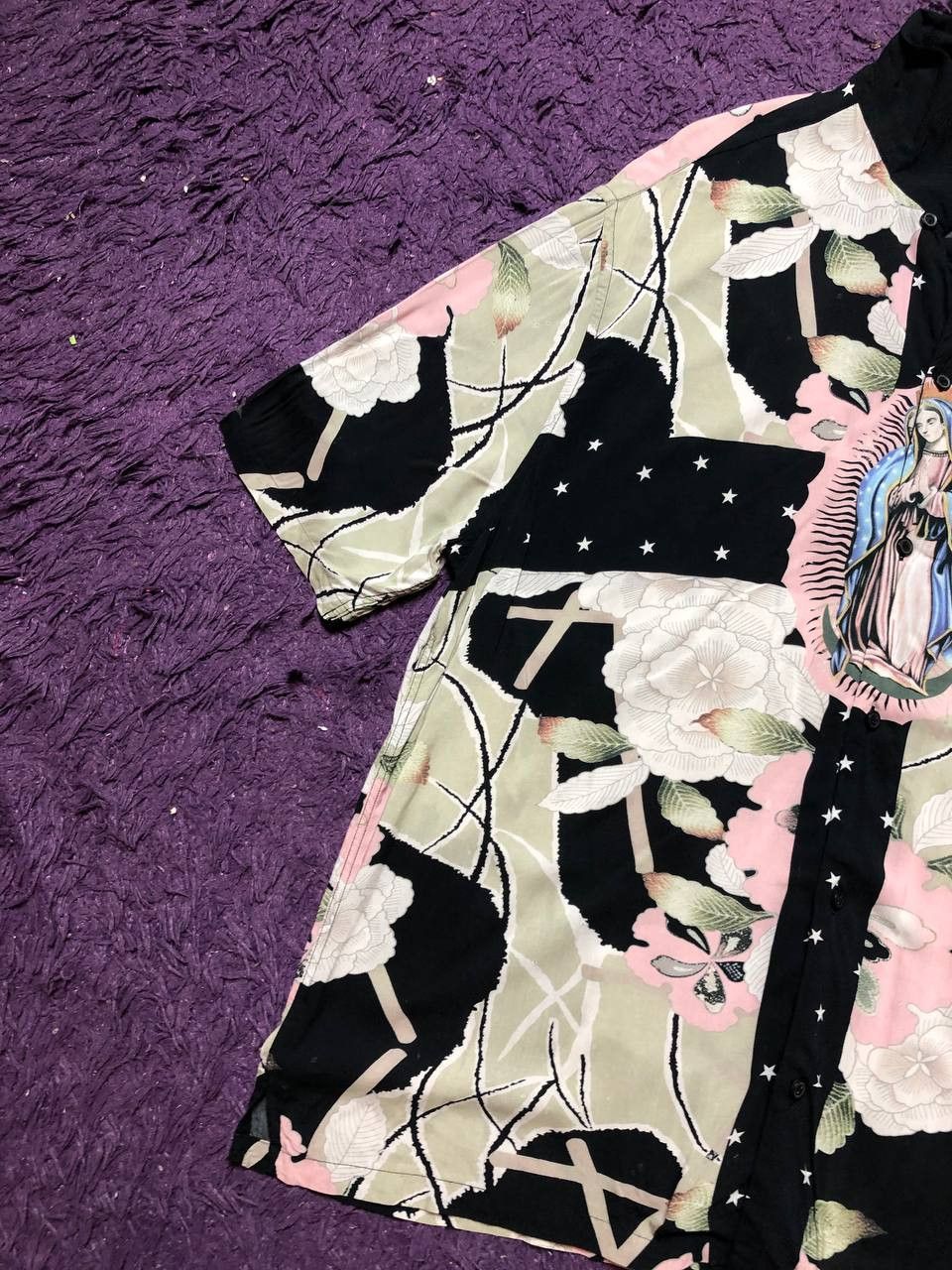 Allsaints Vintage Shirt Allsaints Y2K print flowers RELAXED FIT Size US XL / EU 56 / 4 - 6 Thumbnail