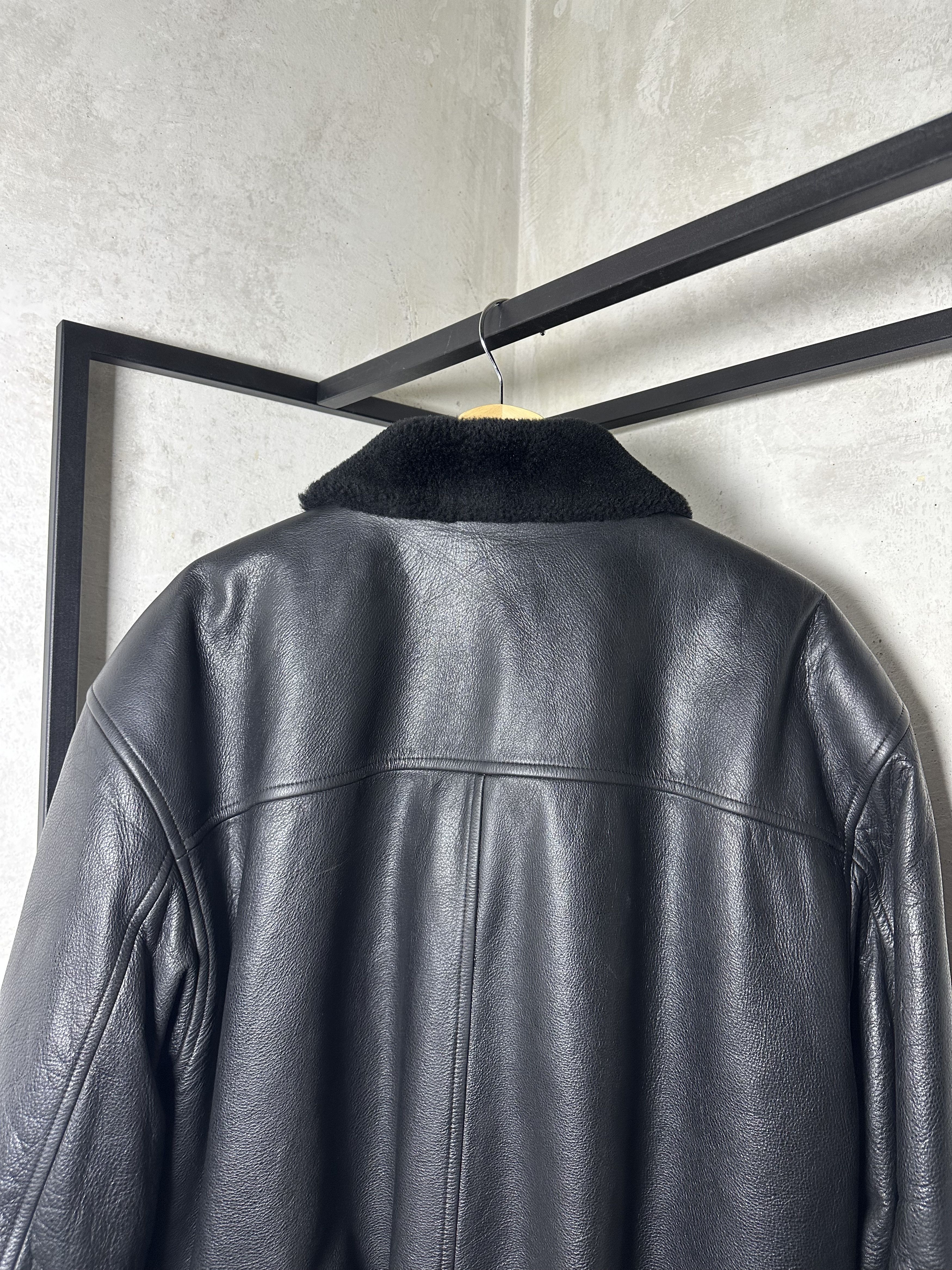 Genuine Leather Vintage Aviator Shearling Leather Jacket Size US L / EU 52-54 / 3 - 11 Thumbnail