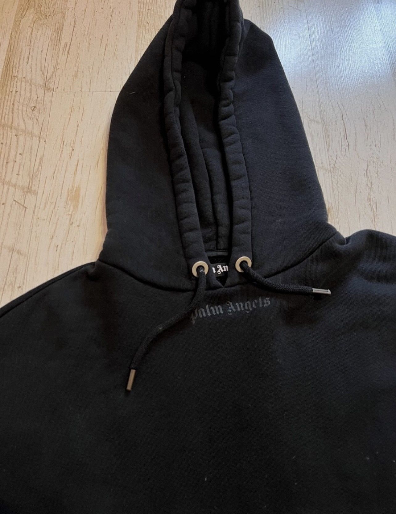 Palm Angels Palm Angels Logo Hoodie Size L Oversized Black Size US L / EU 52-54 / 3 - 6 Thumbnail