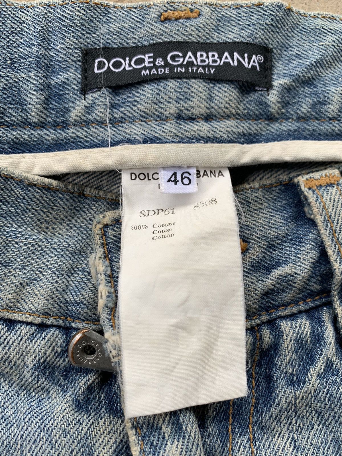 Dolce & Gabbana Distressed Denim