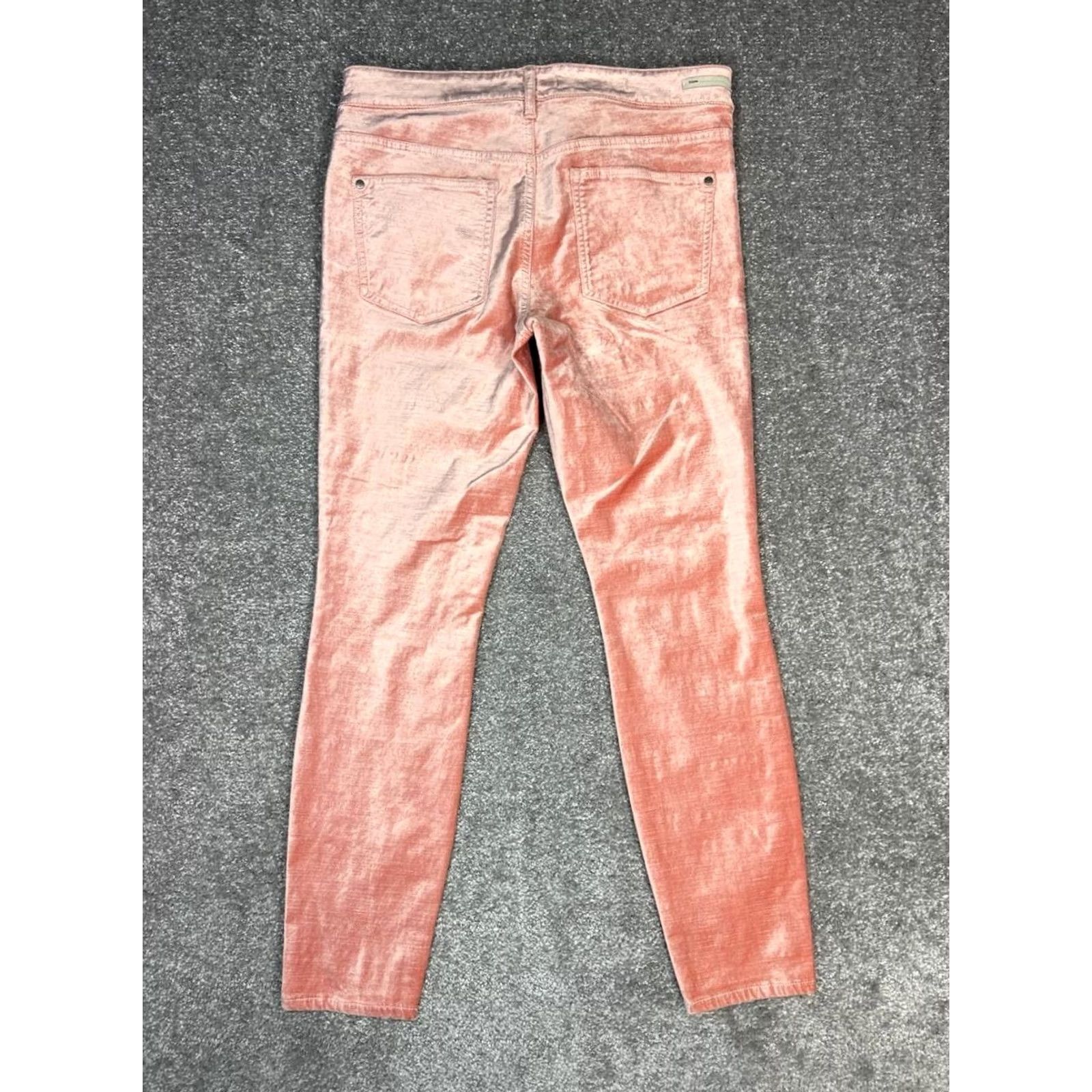 Vintage Pilcro Jeans Womens 27P Skinny City Preppy 30x26 Pink Cotton Spandex Denim 5-Pocket 27P Regular Jeans Ladies Mens? Size 30" / US 8 / IT 44 - 2 Thumbnail