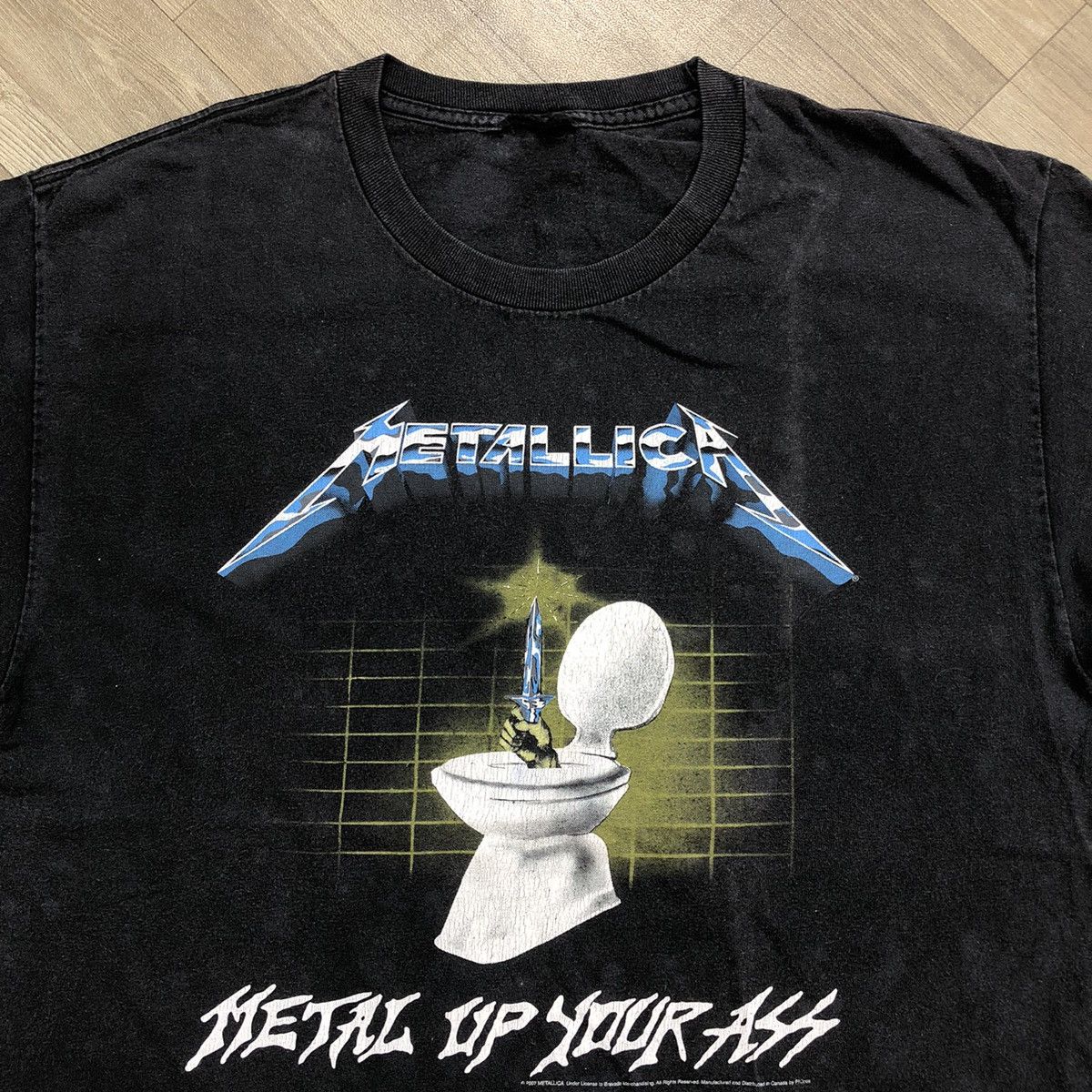 Band Tees × Metallica × Vintage 2007 Metallica "Metal Up Your Ass" Bootleg Band Tee Size US L / EU 52-54 / 3 - 2 Thumbnail