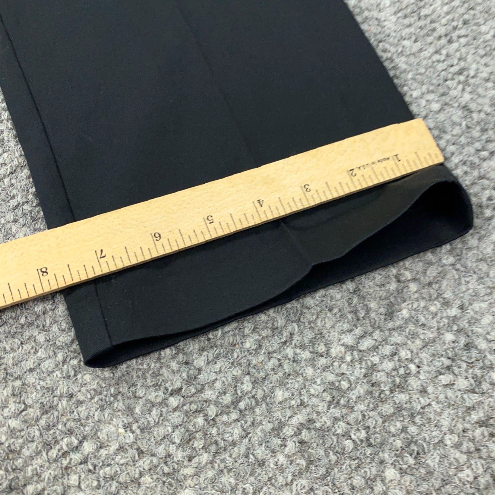 Haggar Haggar Iron Free Premium Khaki Pants Mens 33x32 Black Stretch Twill Straight NWT Size US 33 - 6 Thumbnail