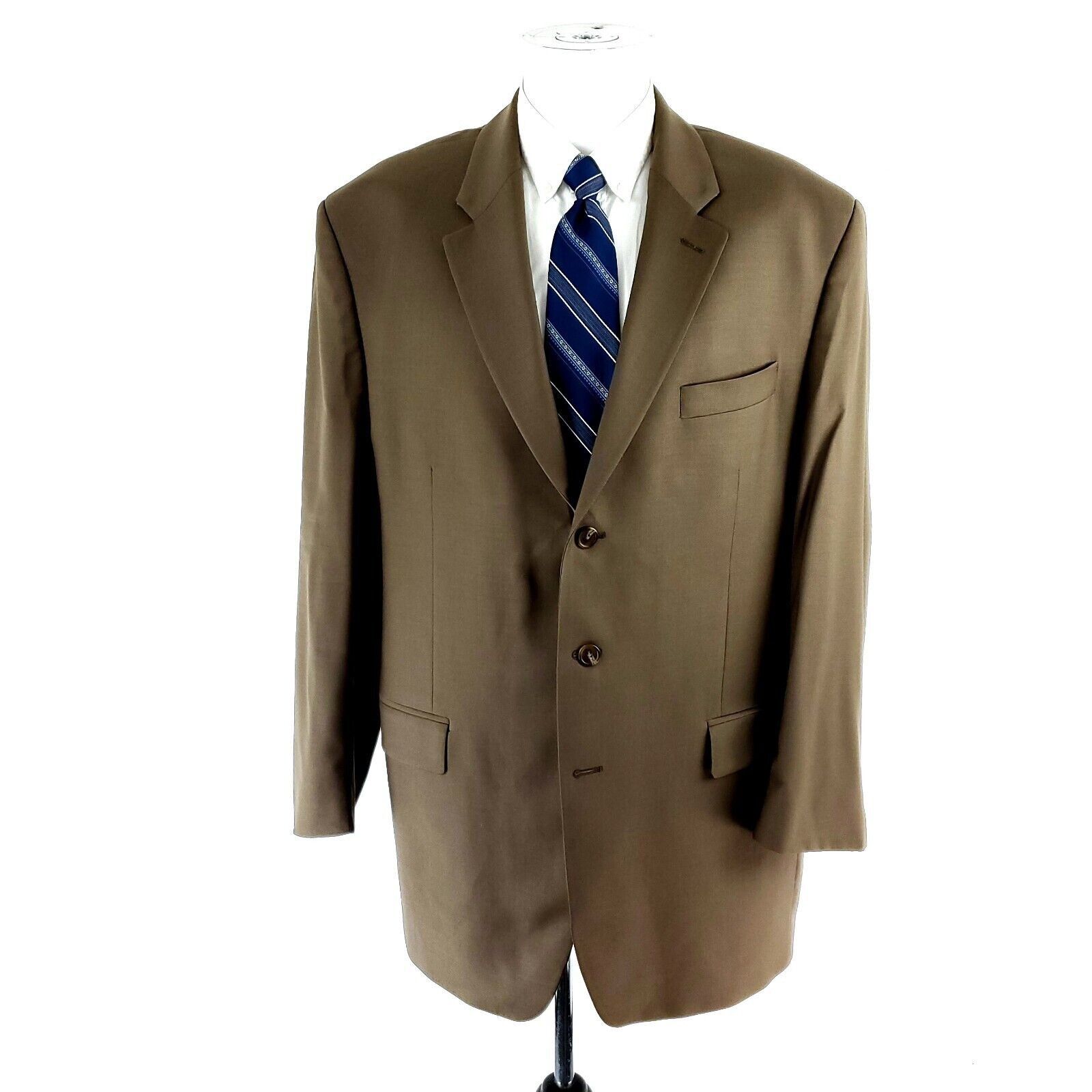 Lauren Ralph Lauren Lauren Ralph Lauren Wool Cashmere 3 Button Blazer 44L Or Sli Size 44L - 3 Thumbnail