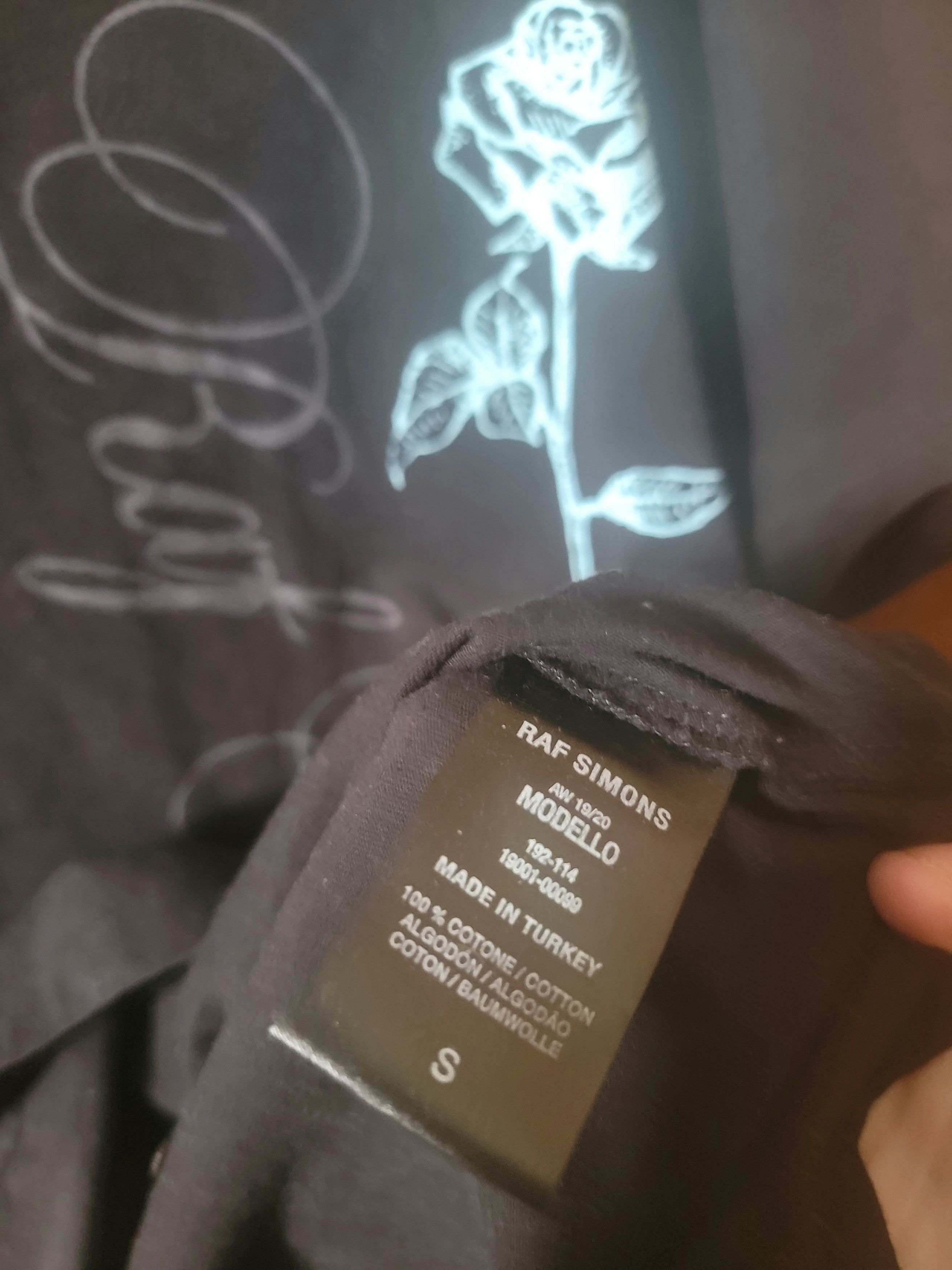 Raf Simons Raf Simons blue rose shirt Size US S / EU 44-46 / 1 - 2 Thumbnail