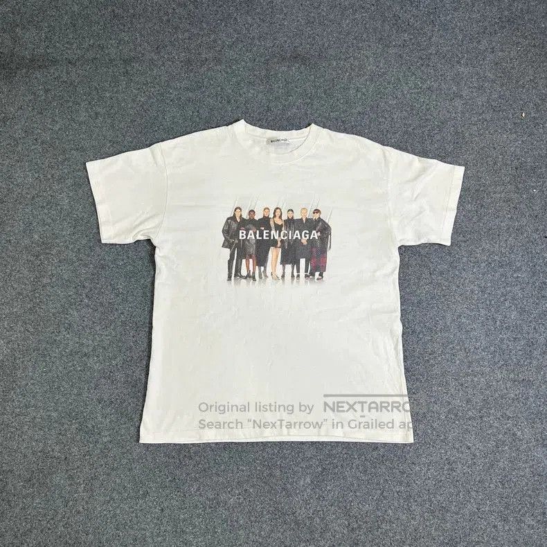 Balenciaga Balenciaga Band Print Short Sleeve T. Size US M / EU 48-50 / 2 - 1 Thumbnail