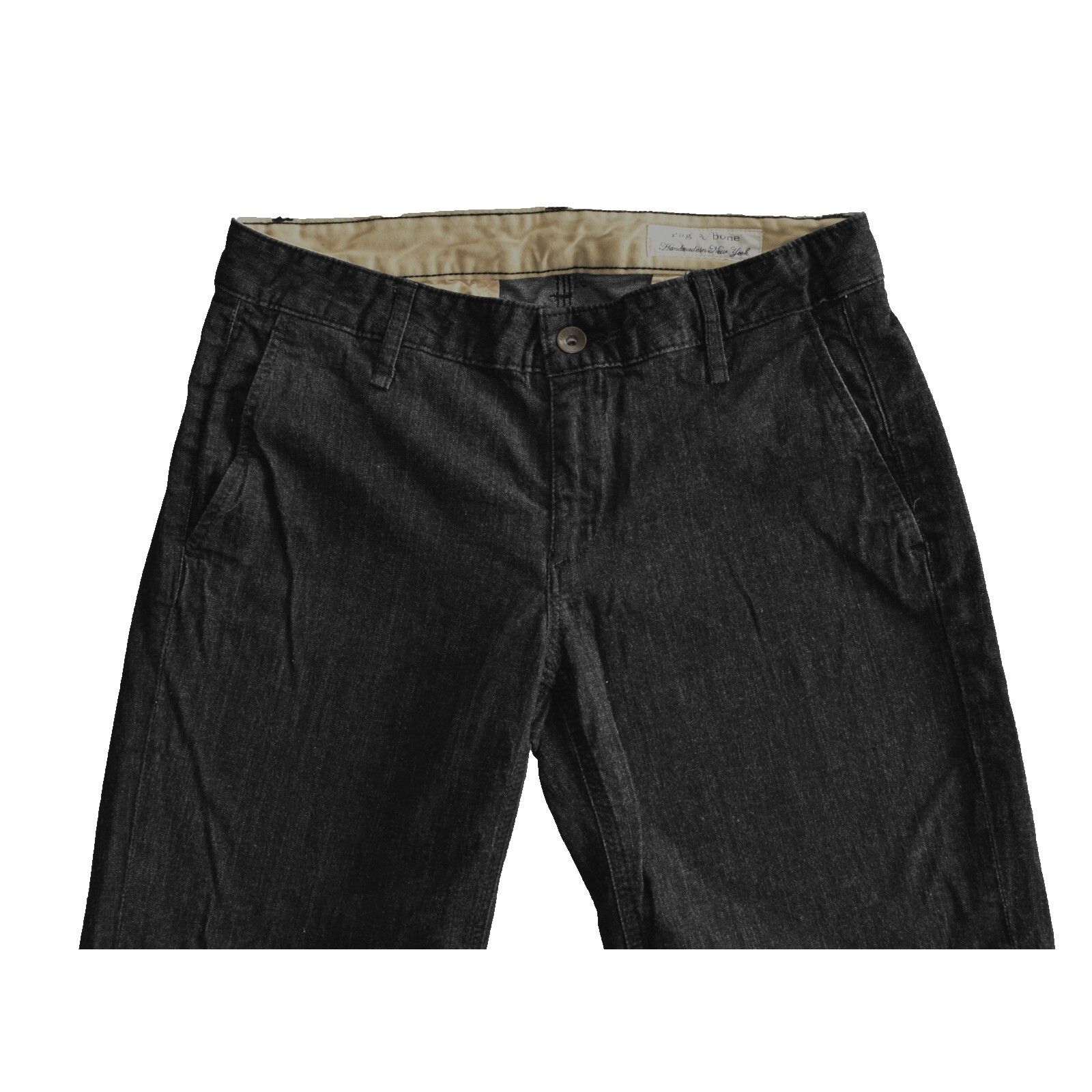 Rag & Bone RAG & BONE Handmade NY Charcoal Stretch Cotton Flare Pant 28 Size 28" / US 6 / IT 42 - 2 Thumbnail