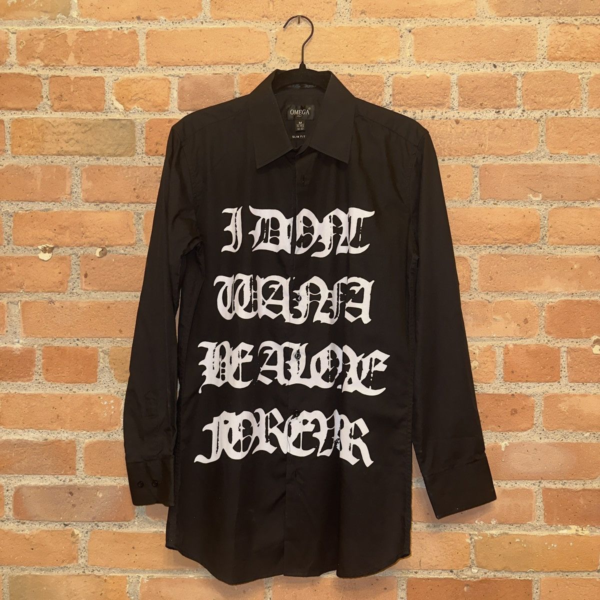 Omega Omega x Destroy Lonely I DON’T WANNA BE ALONE FOREVER SHIRT Size US M / EU 48-50 / 2 - 1 Thumbnail