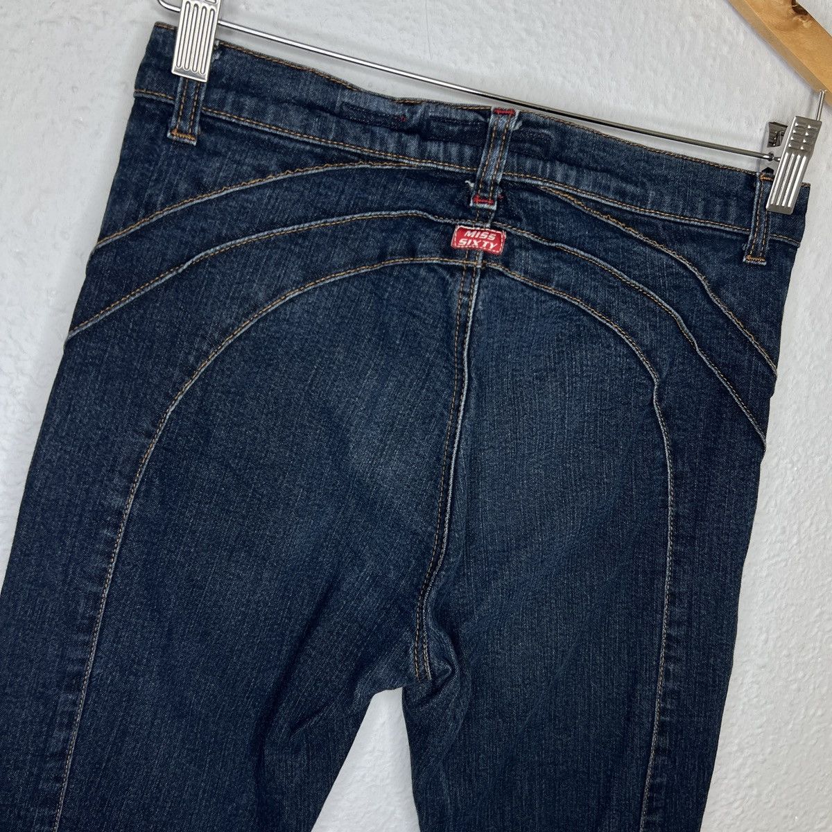 Miss Sixty Vintage Miss Sixty Jeans Denim Pants Bootcut Flared Navy Size 27" / US 4 / IT 40 - 9 Thumbnail