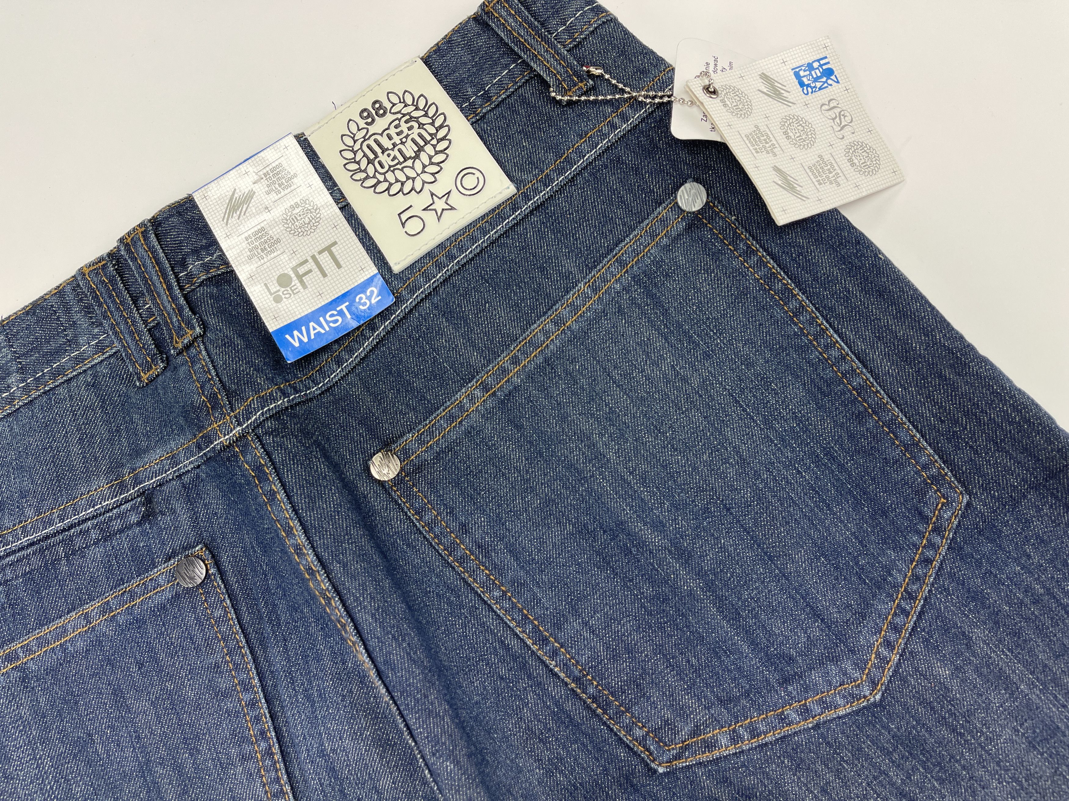 Vintage Mass DNM jeans shorts, vintage hip hop, 90s, skater, size 32 Size US 32 / EU 48 - 6 Thumbnail