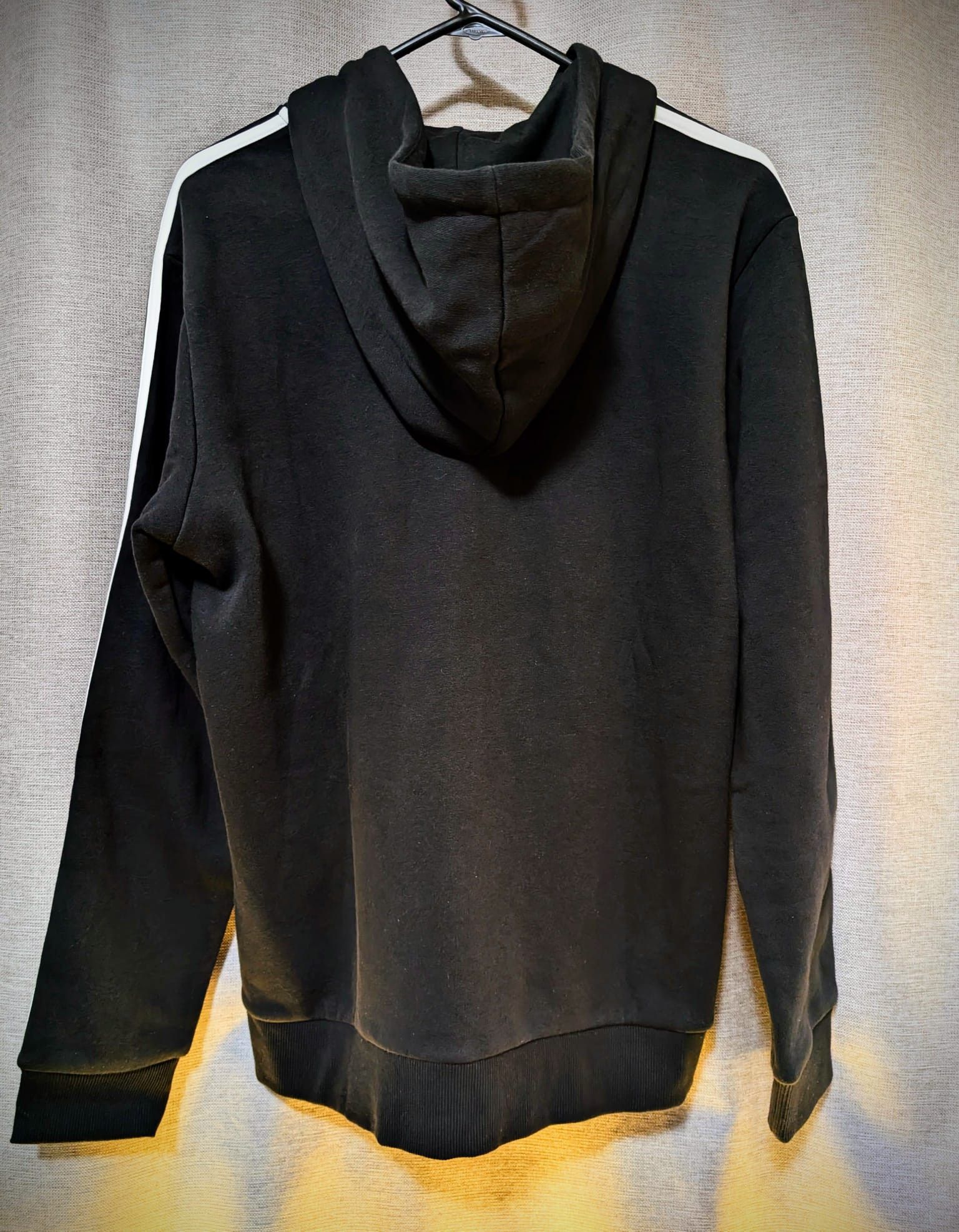 Adidas Adidas Black Hoodie Zip-up Jacket Size L / US 10 / IT 46 - 6 Thumbnail